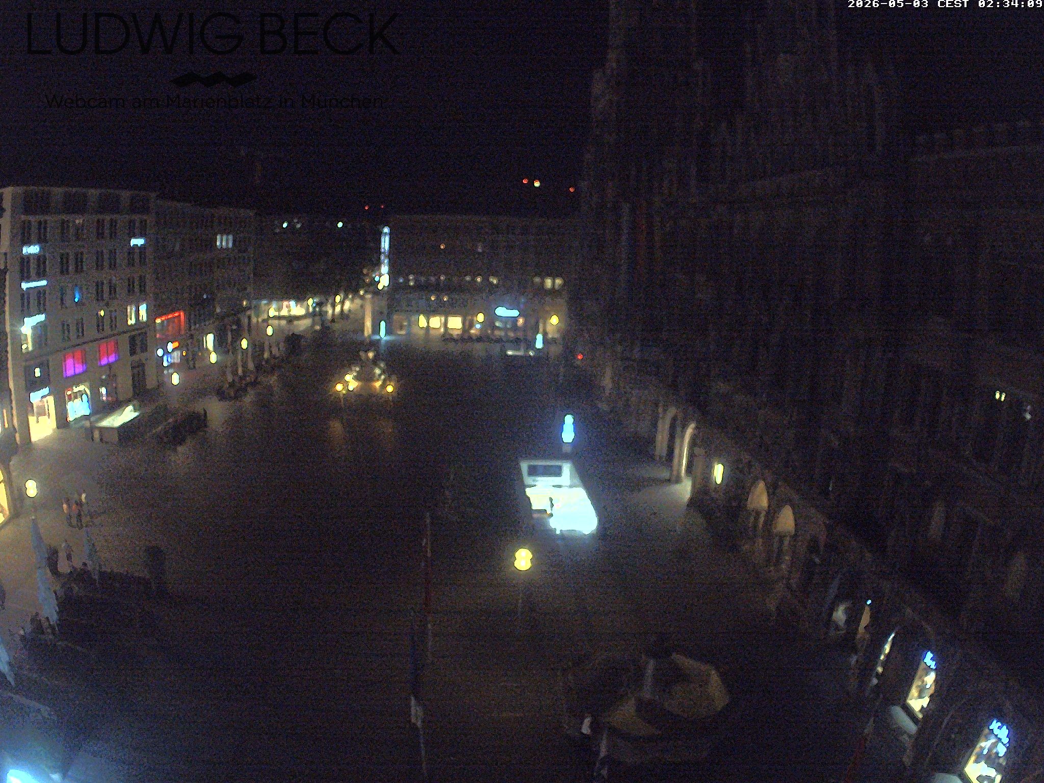 Archived image Webcam at the Marienplatz, Munich
