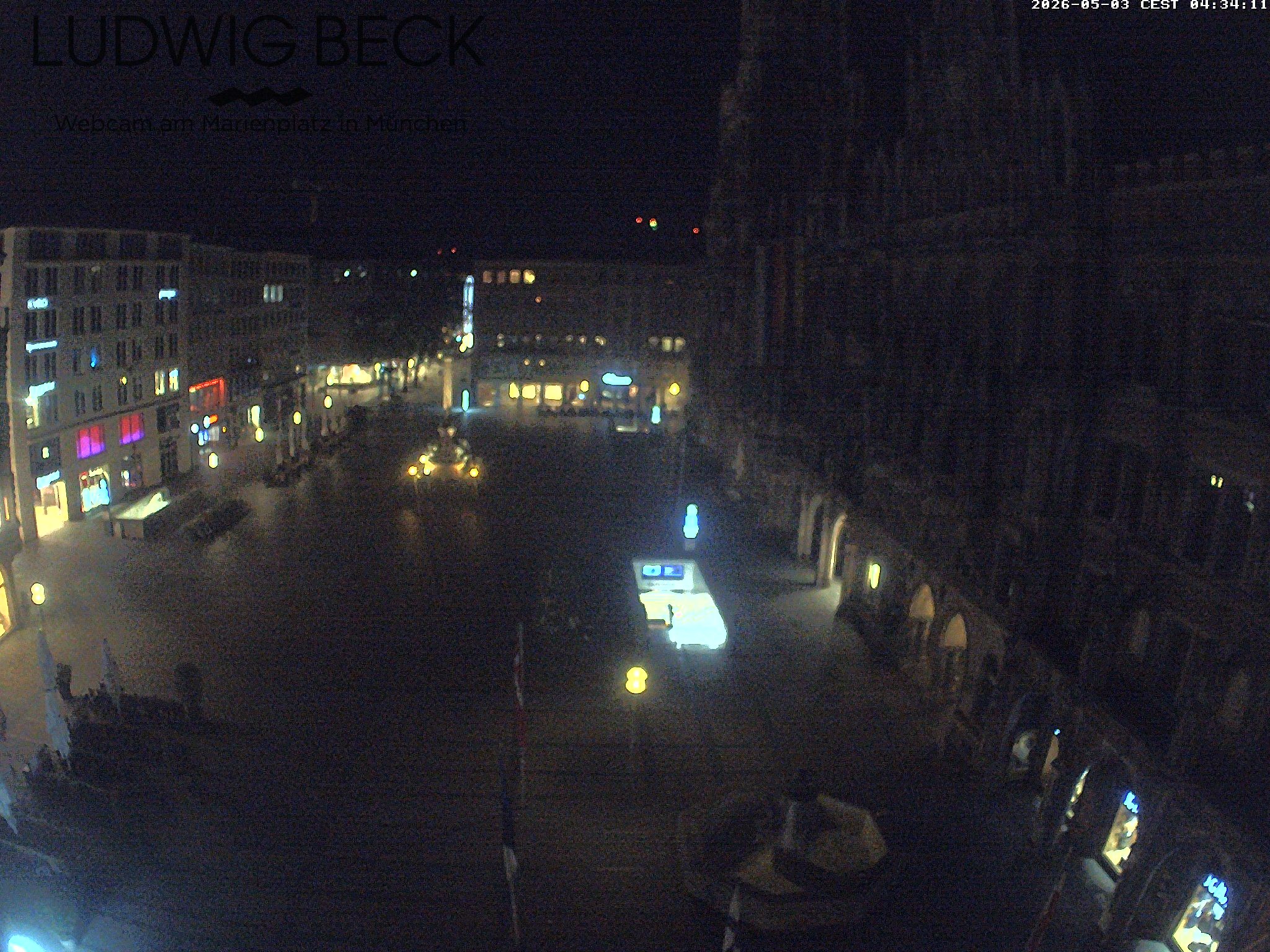 Archived image Webcam at the Marienplatz, Munich