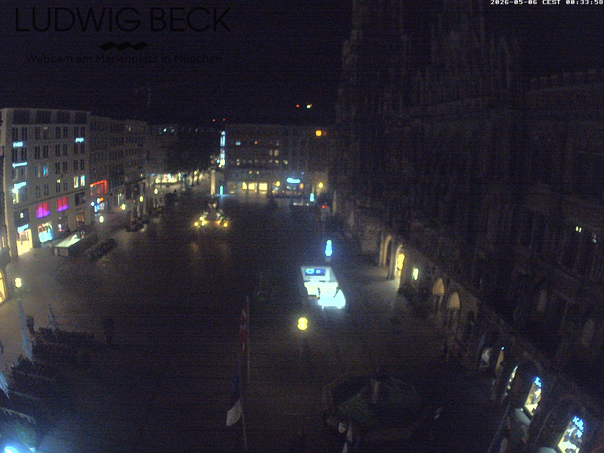 Archived image Webcam at the Marienplatz, Munich