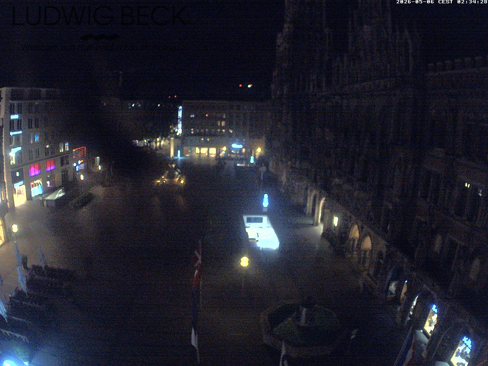 Archiv Foto Webcam am Marienplatz München