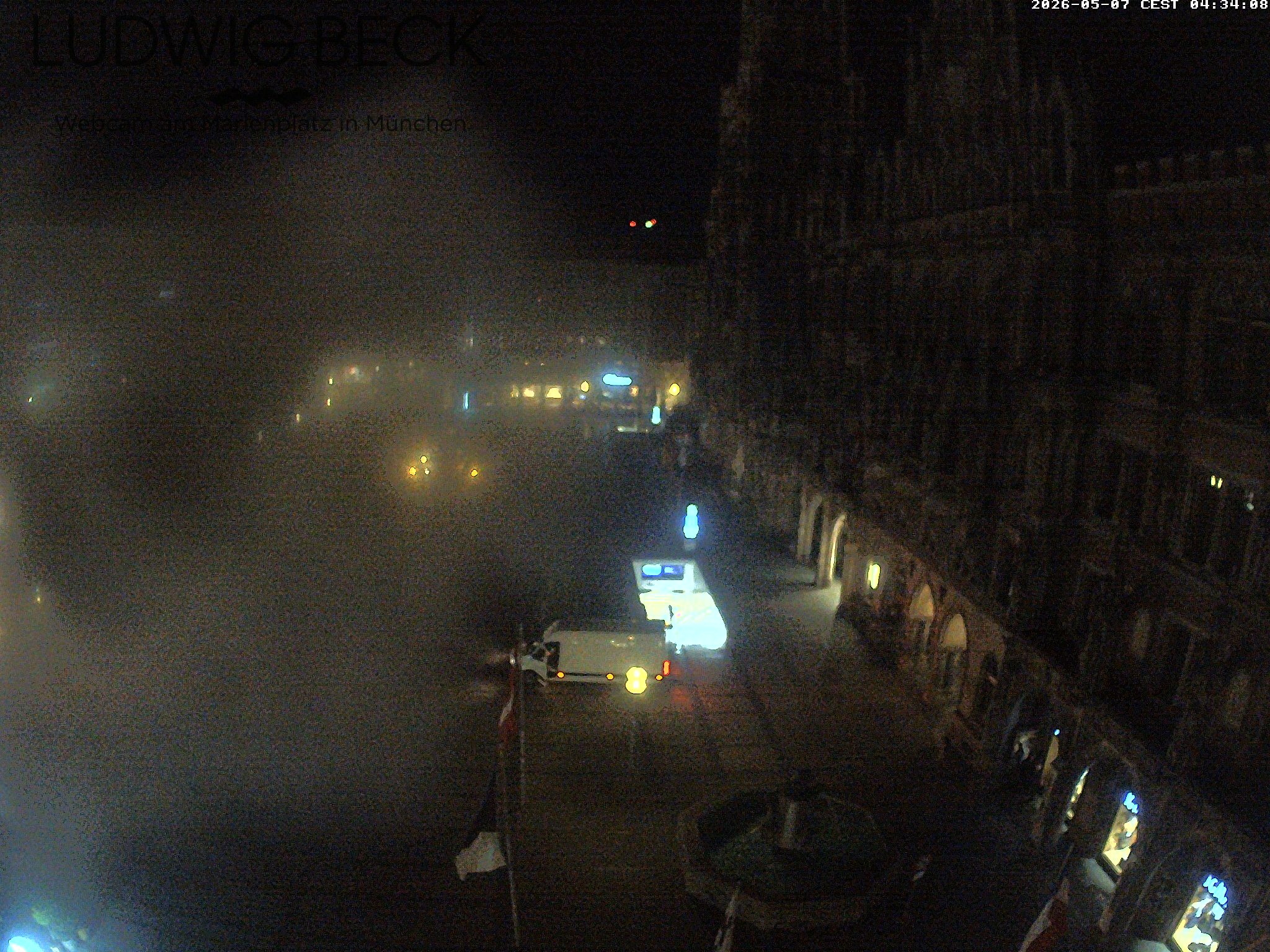 Archived image Webcam at the Marienplatz, Munich