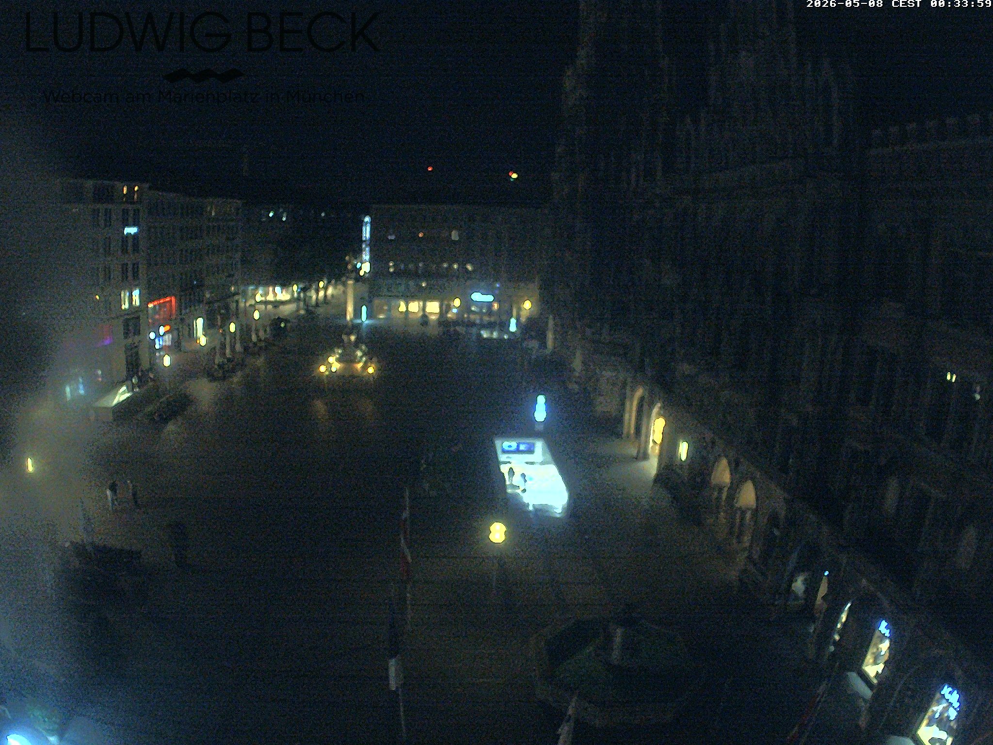 Archiv Foto Webcam am Marienplatz München