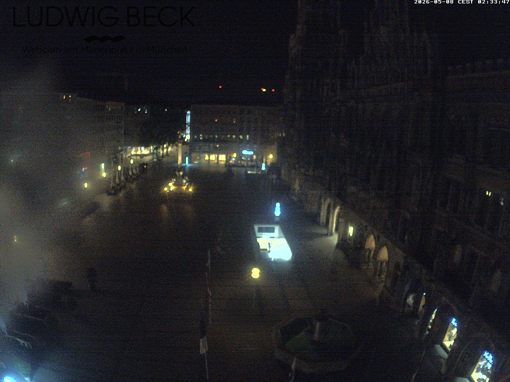 Archiv Foto Webcam am Marienplatz München