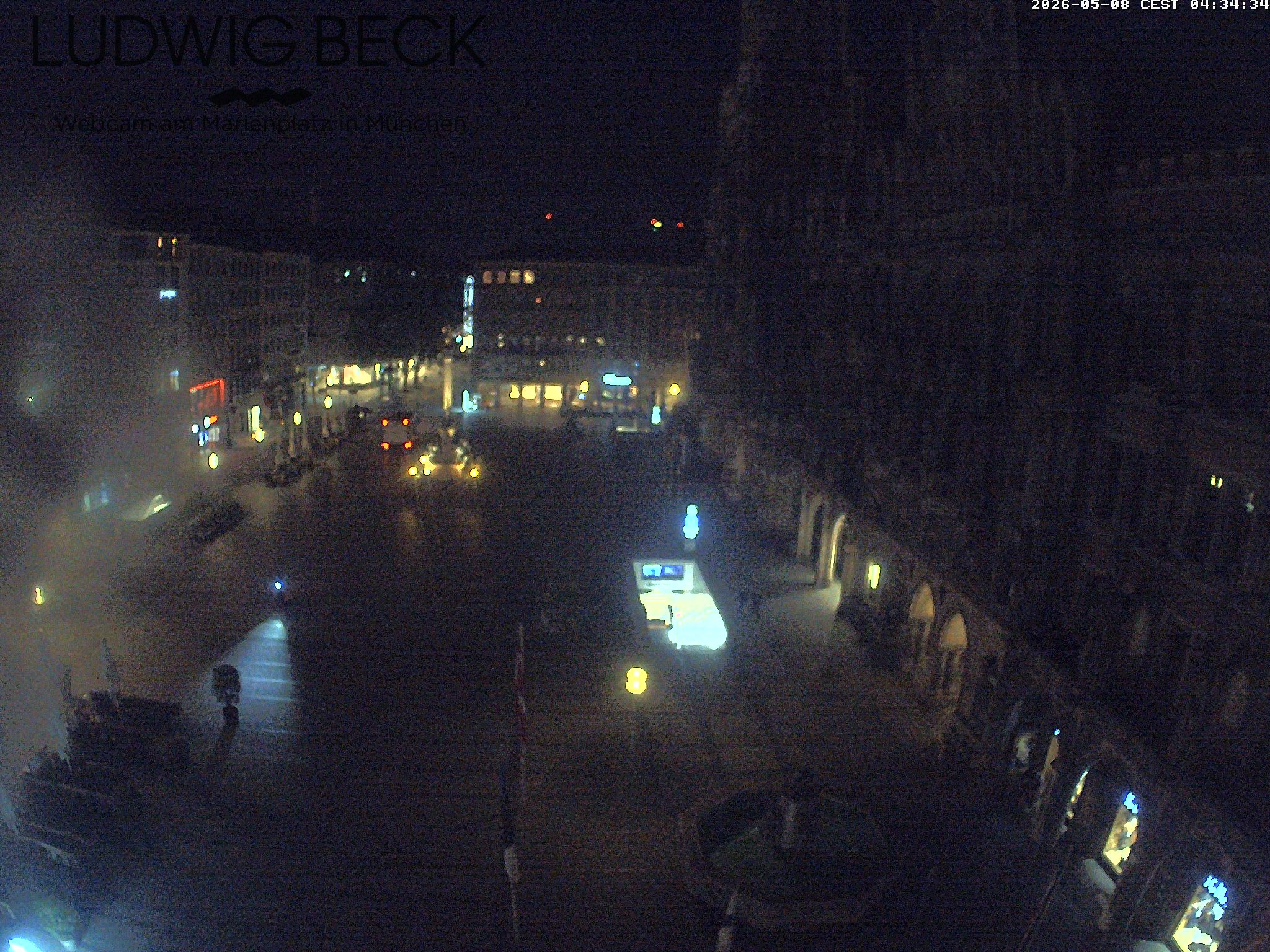 Archived image Webcam at the Marienplatz, Munich
