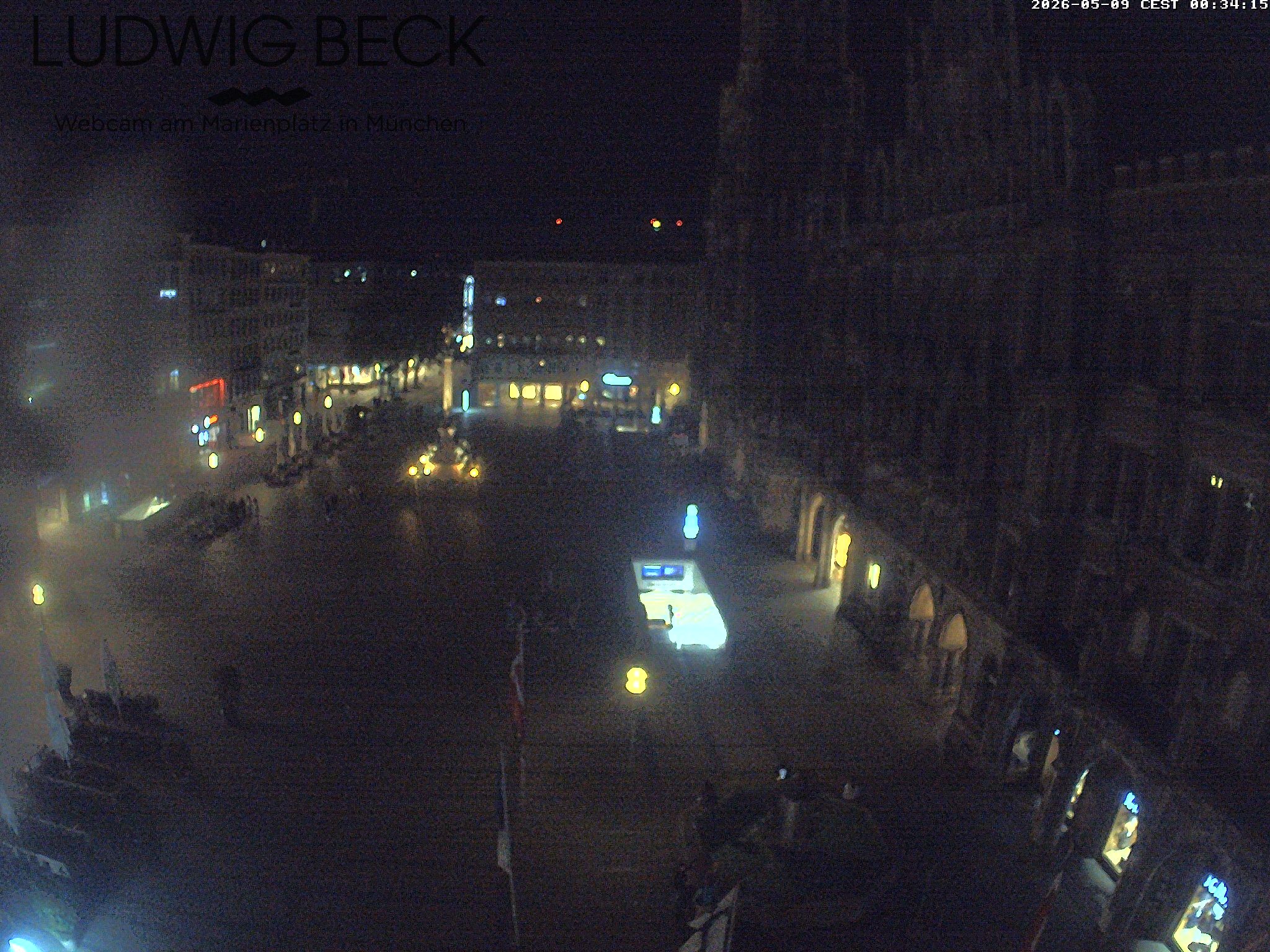 Archiv Foto Webcam am Marienplatz München