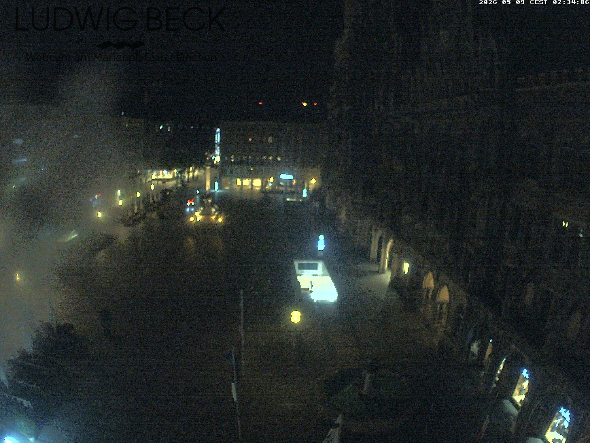 Archiv Foto Webcam am Marienplatz München
