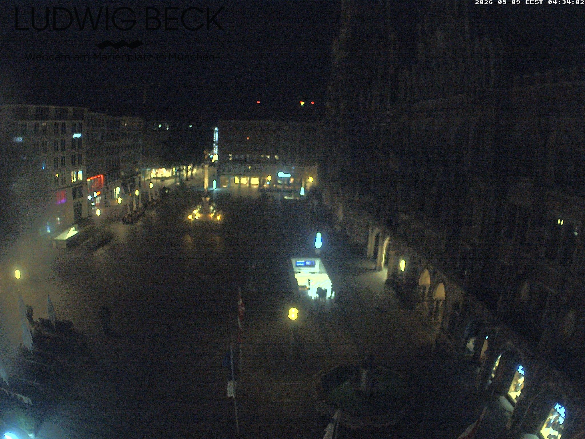 Archiv Foto Webcam am Marienplatz München