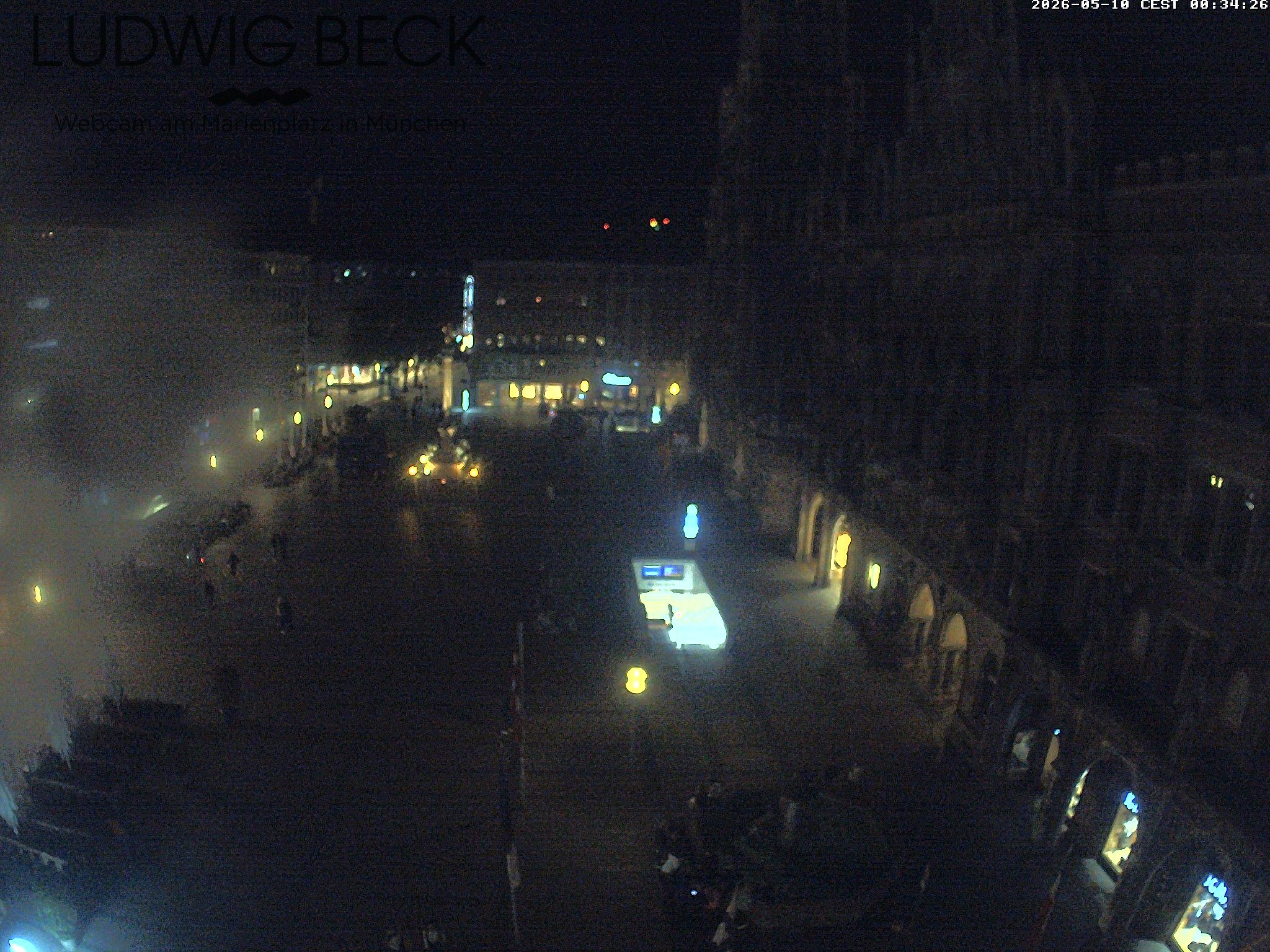 Archiv Foto Webcam am Marienplatz München