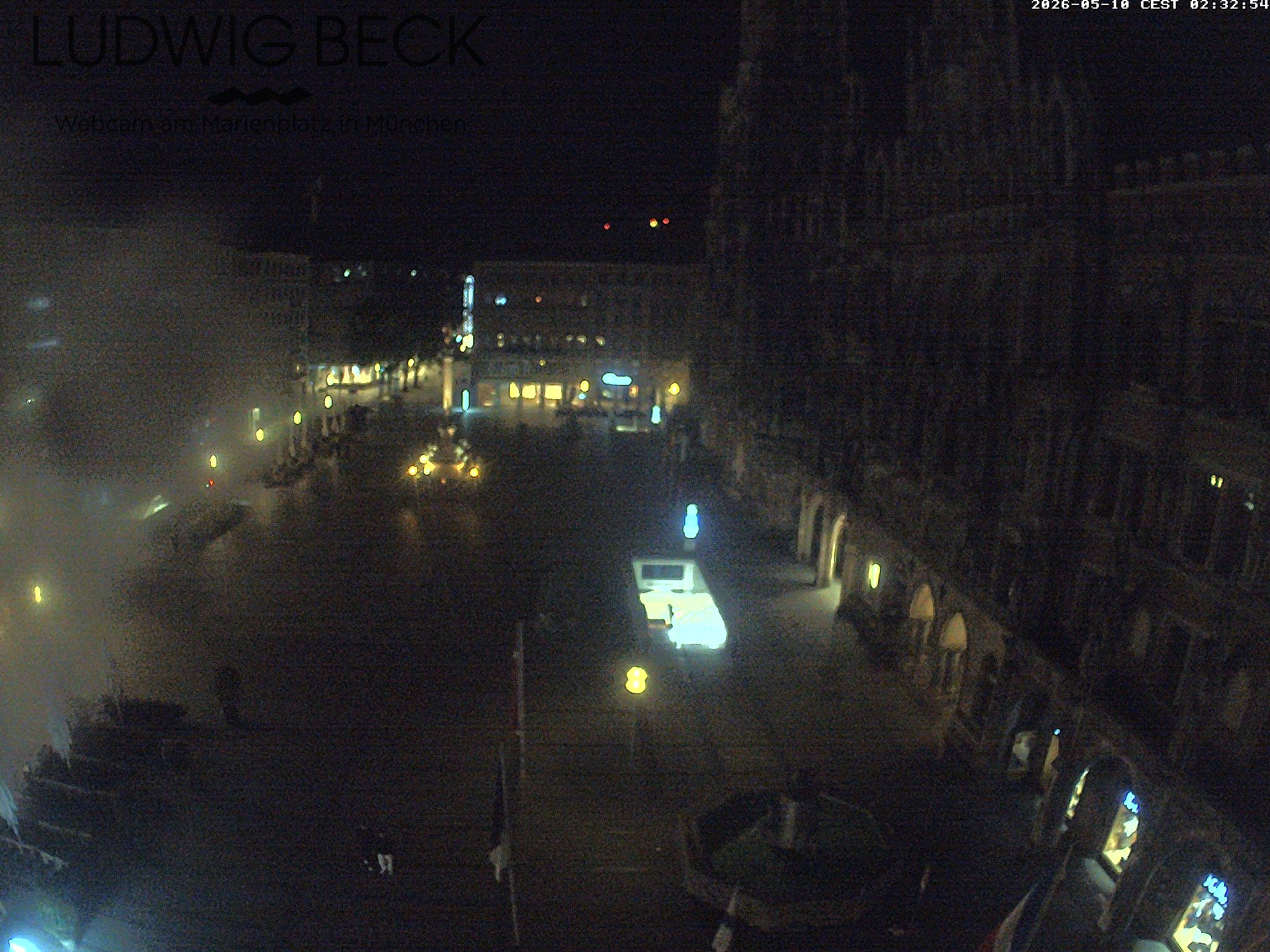 Archiv Foto Webcam am Marienplatz München