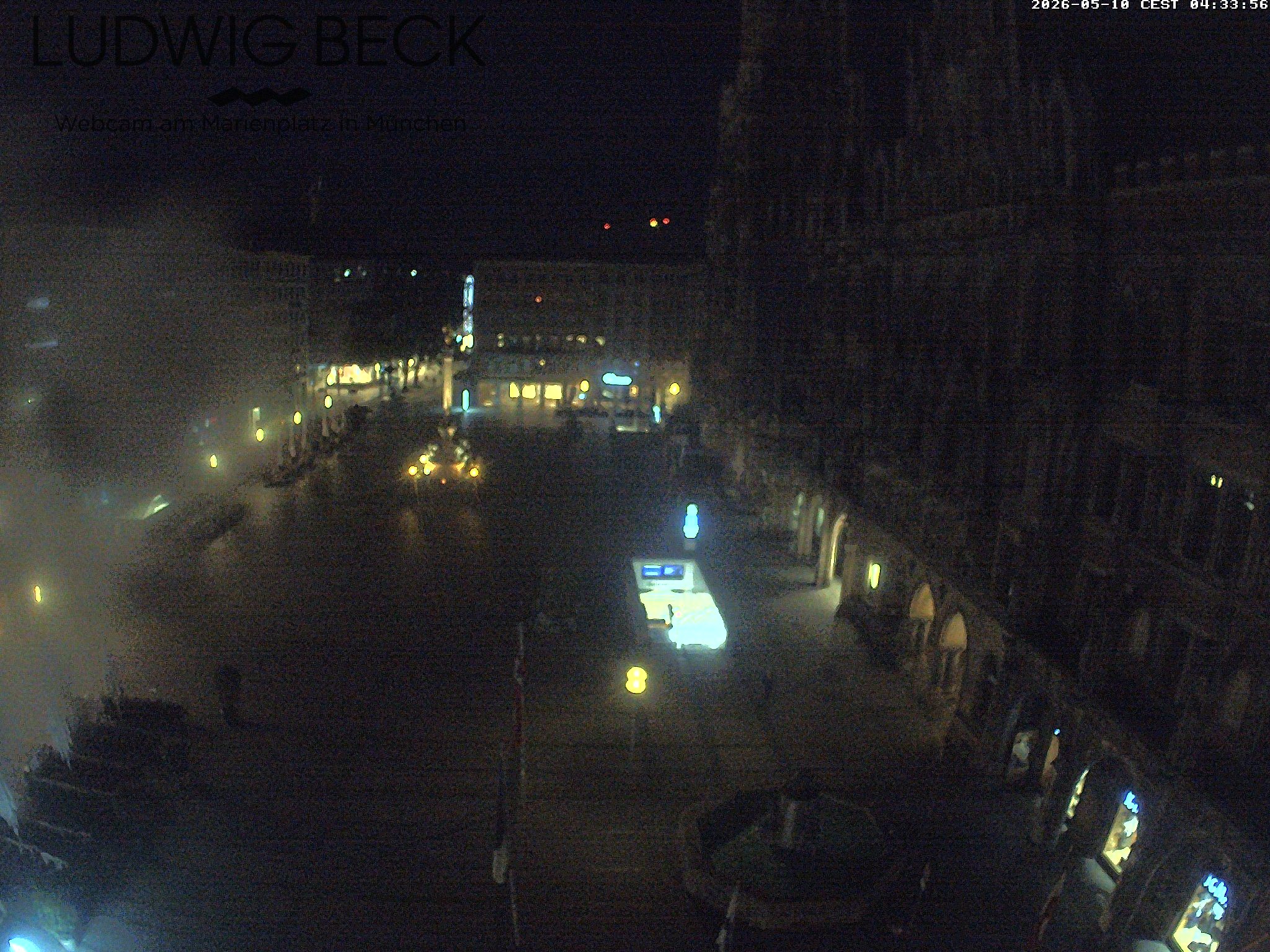 Archiv Foto Webcam am Marienplatz München