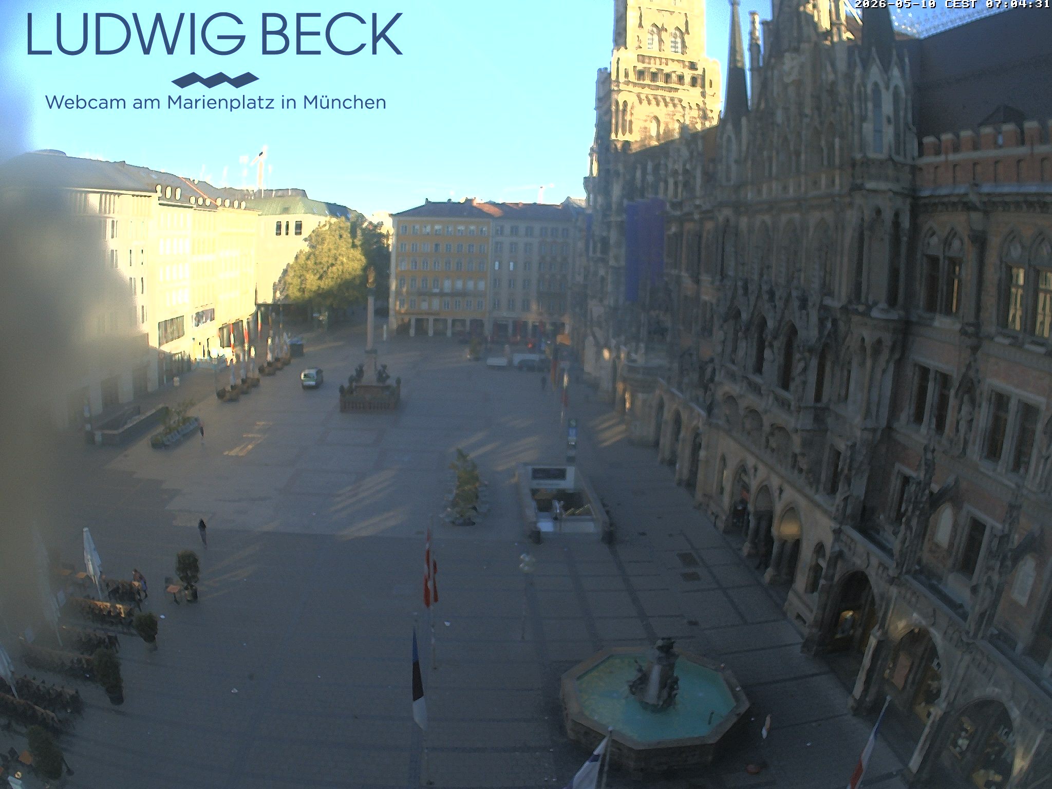 Archiv Foto Webcam am Marienplatz München