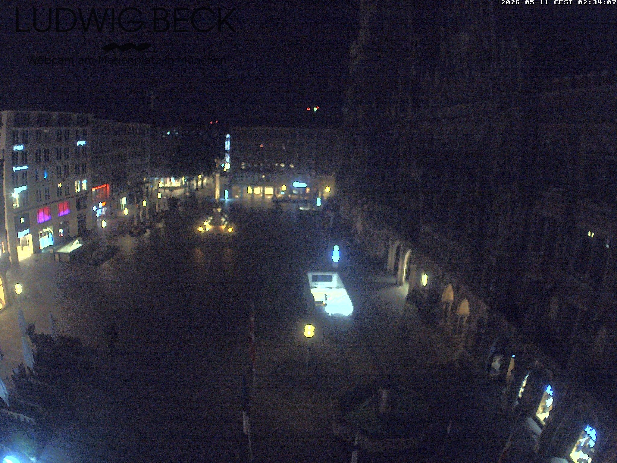 Archiv Foto Webcam am Marienplatz München