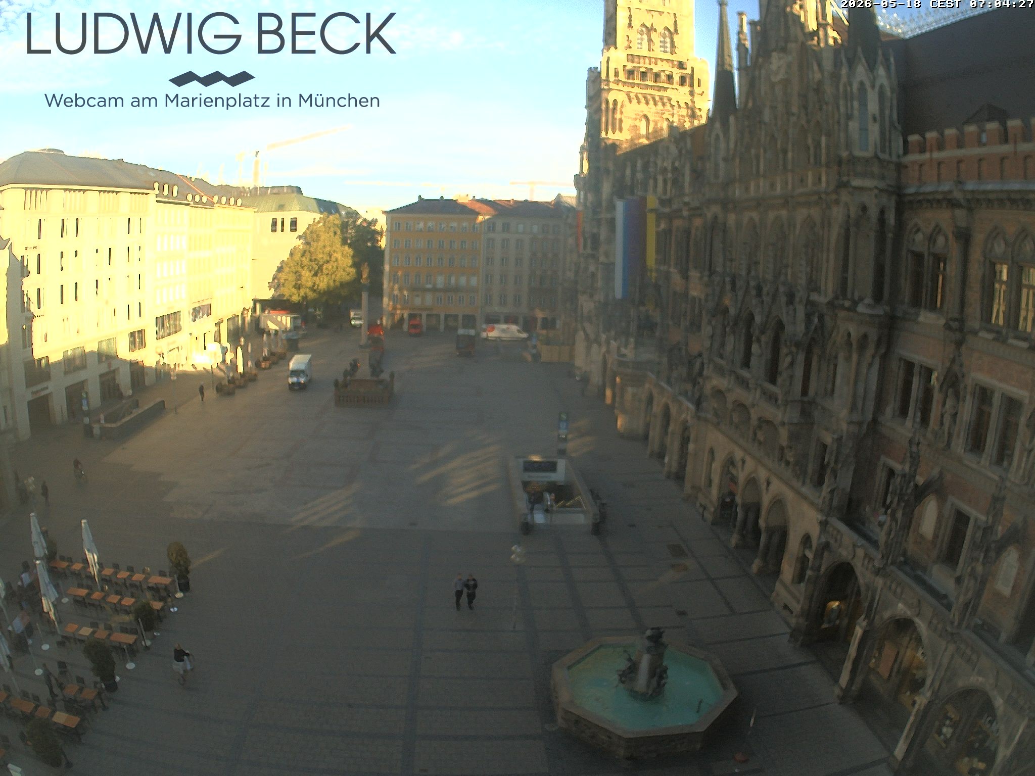 Archiv Foto Webcam am Marienplatz München