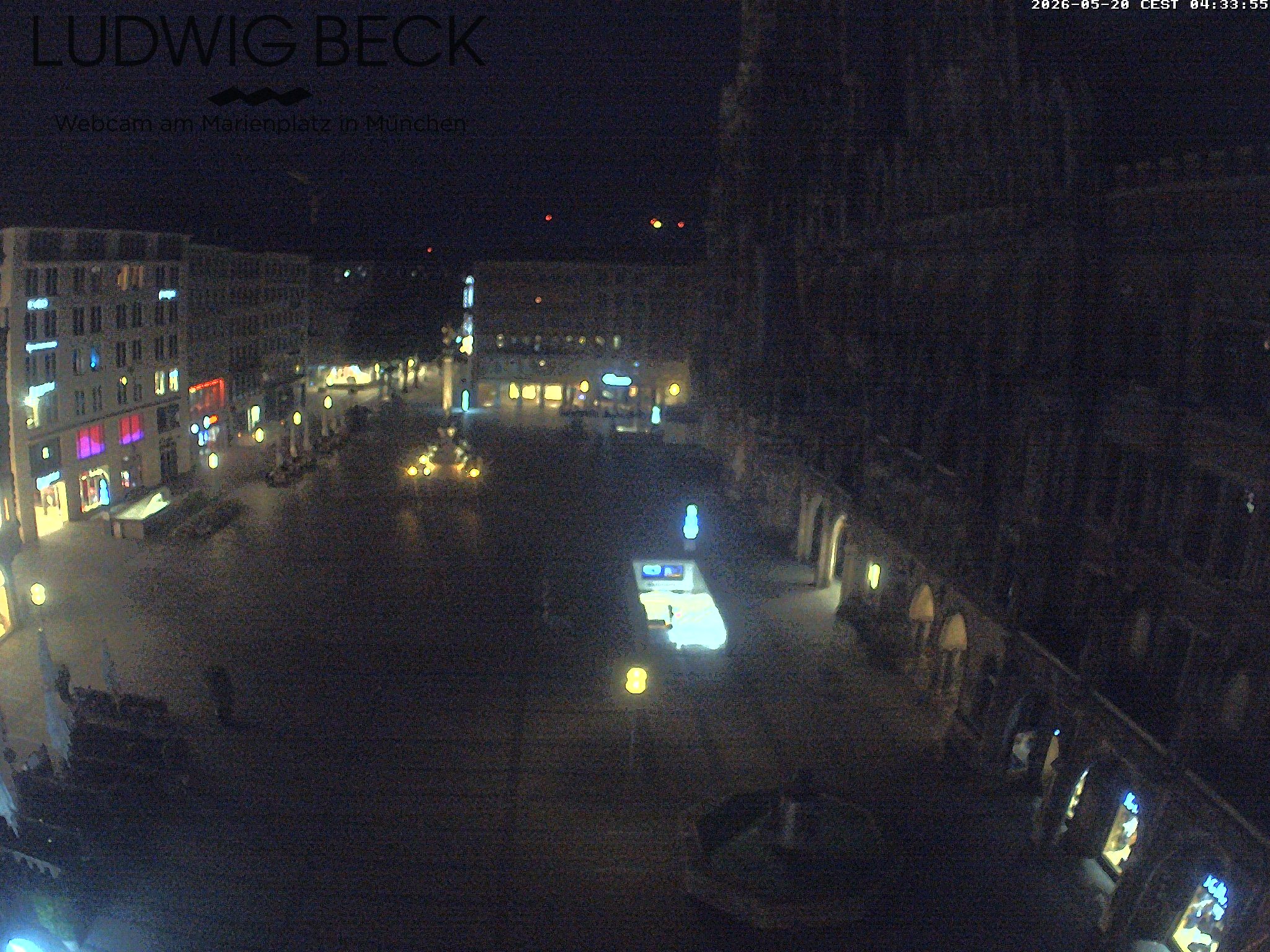 Archived image Webcam at the Marienplatz, Munich