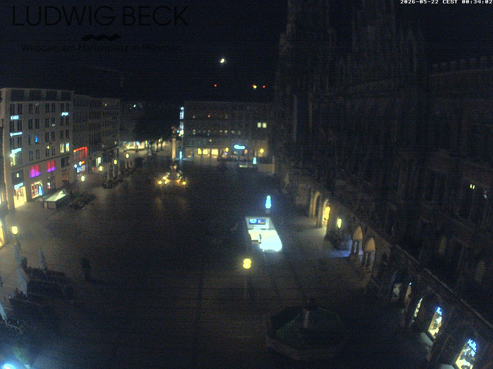 Archiv Foto Webcam am Marienplatz München