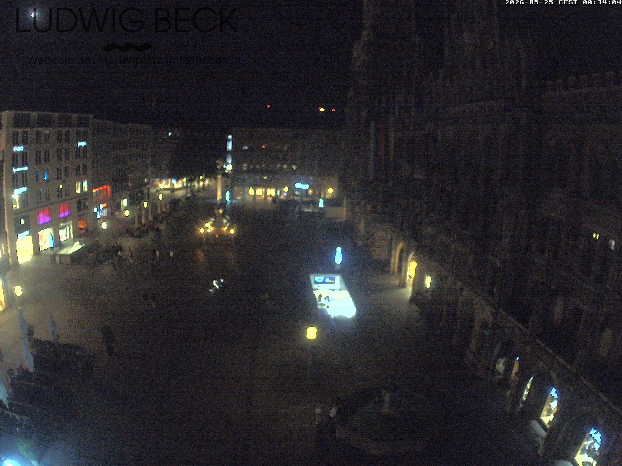 Archived image Webcam at the Marienplatz, Munich