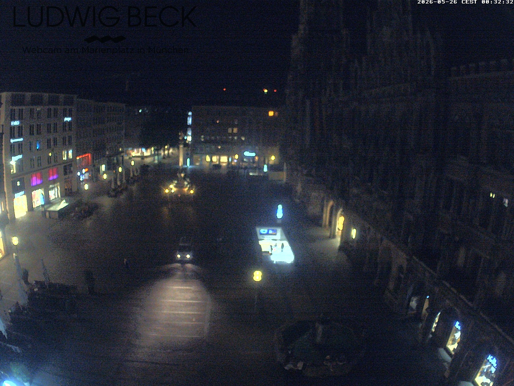 Archived image Webcam at the Marienplatz, Munich