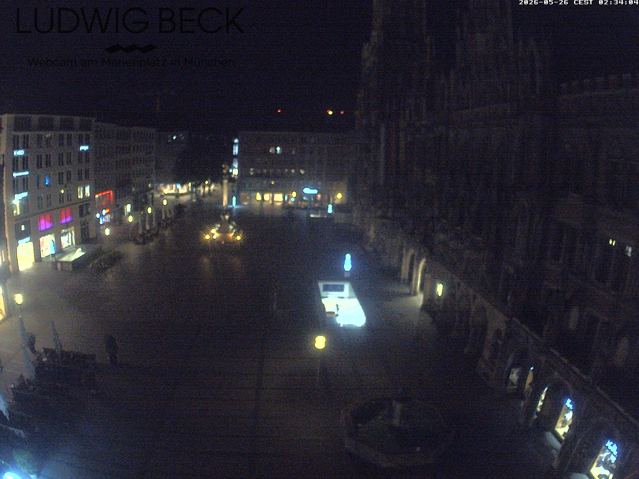 Archived image Webcam at the Marienplatz, Munich