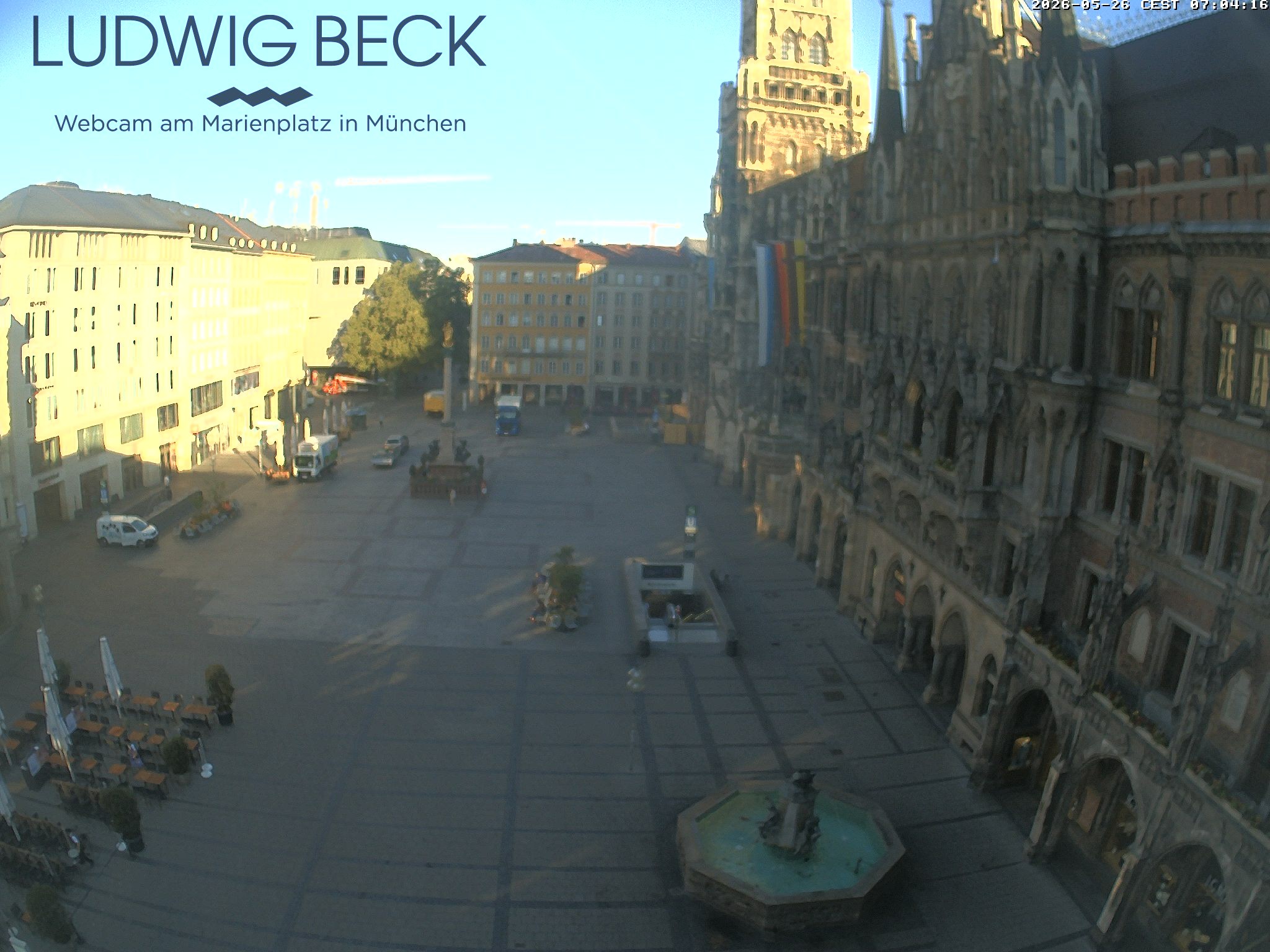 Archiv Foto Webcam am Marienplatz München