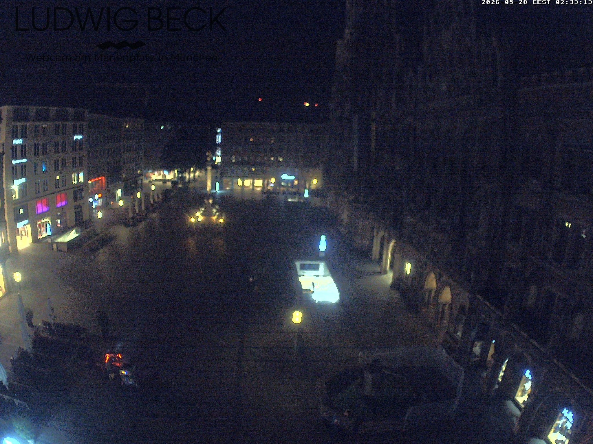 Archiv Foto Webcam am Marienplatz München