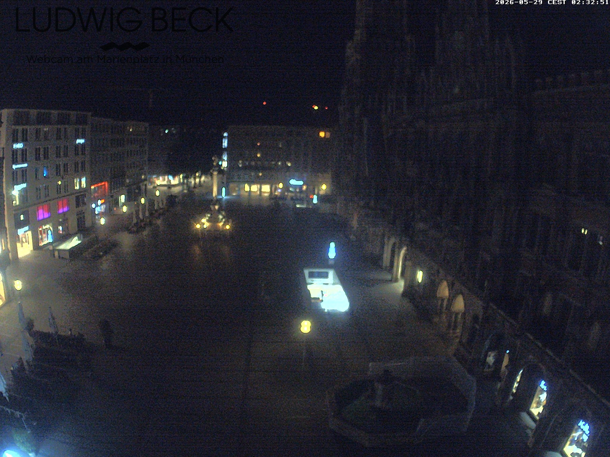 Archiv Foto Webcam am Marienplatz München