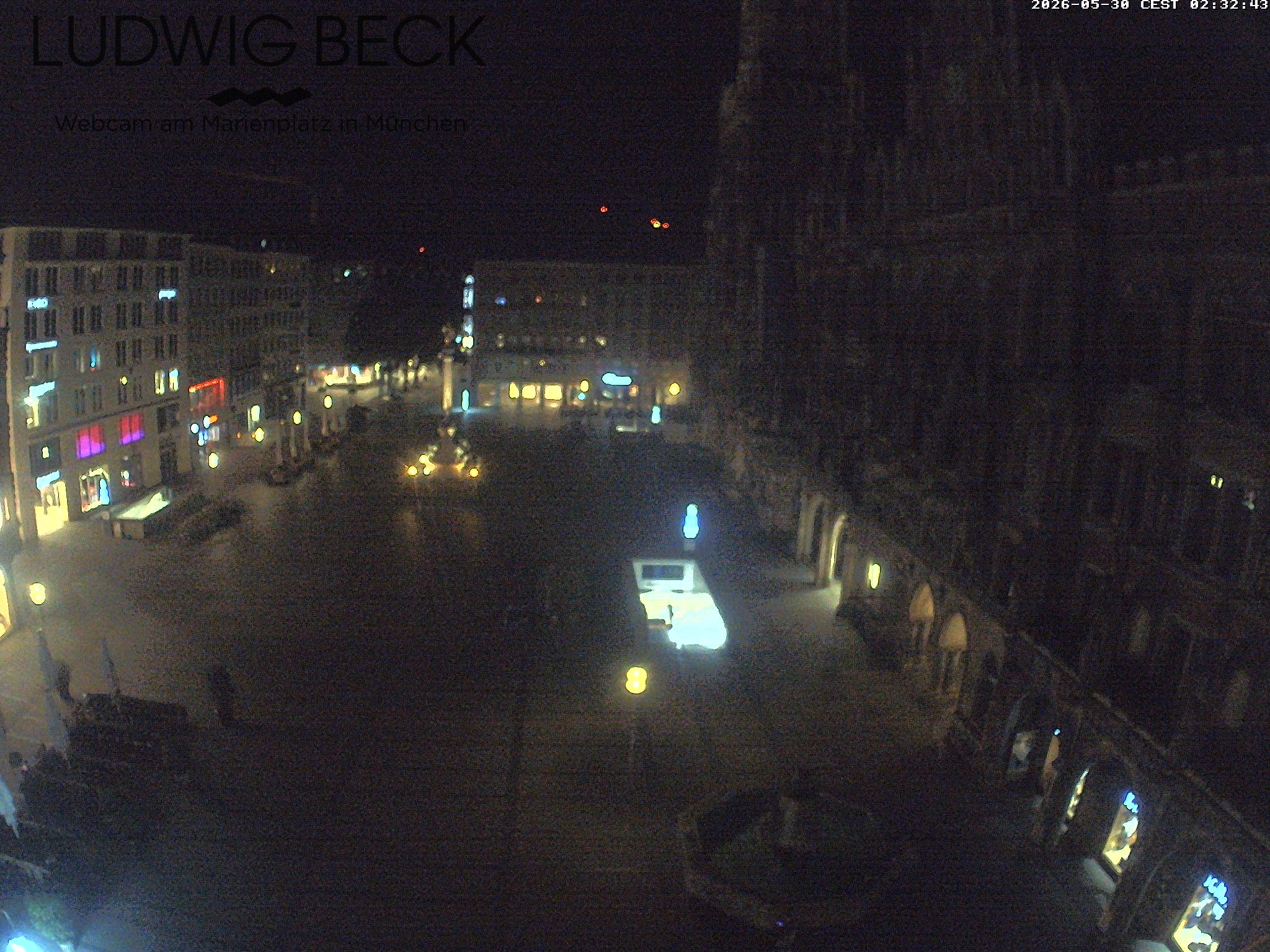 Archiv Foto Webcam am Marienplatz München