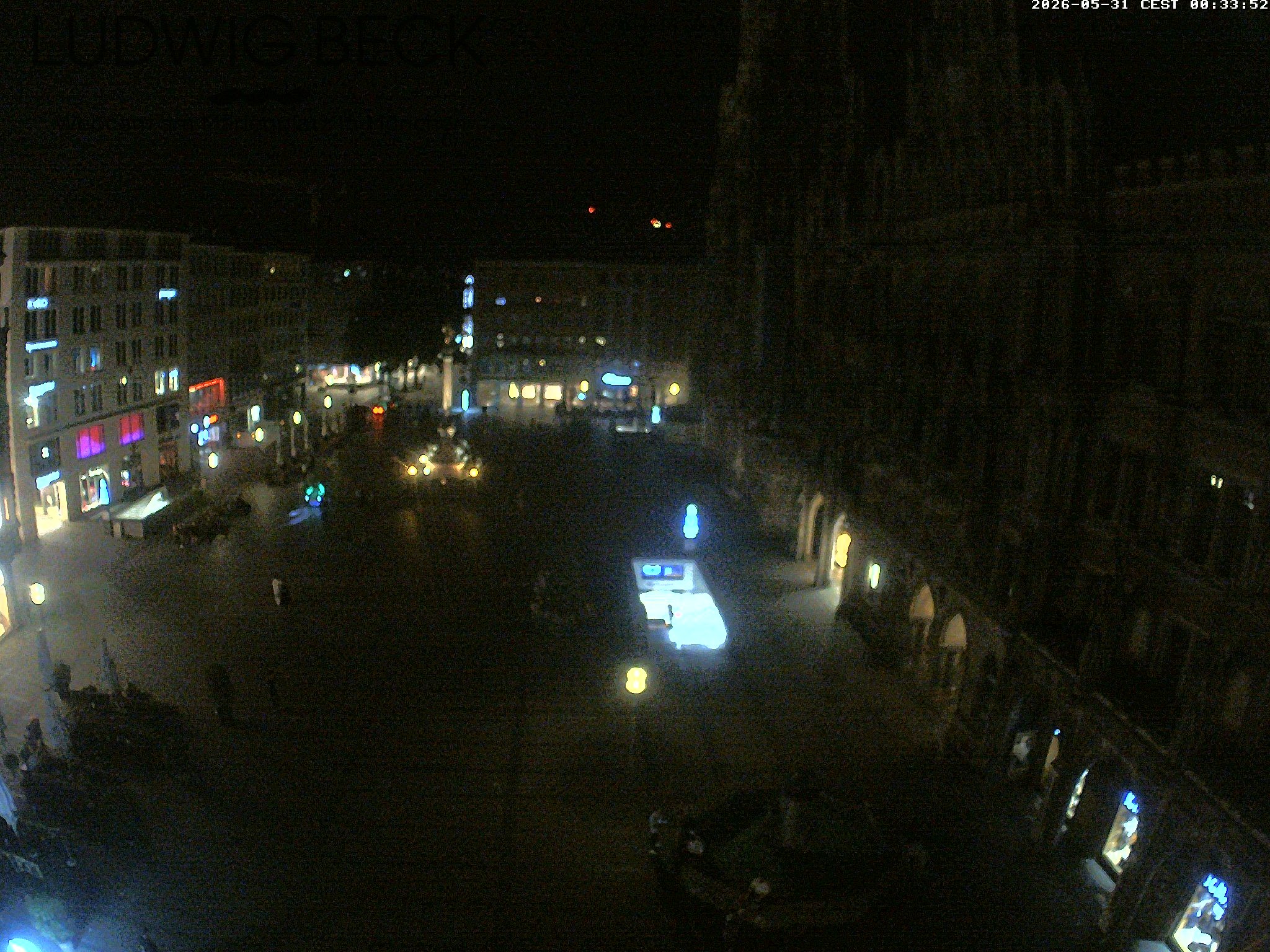 Archiv Foto Webcam am Marienplatz München