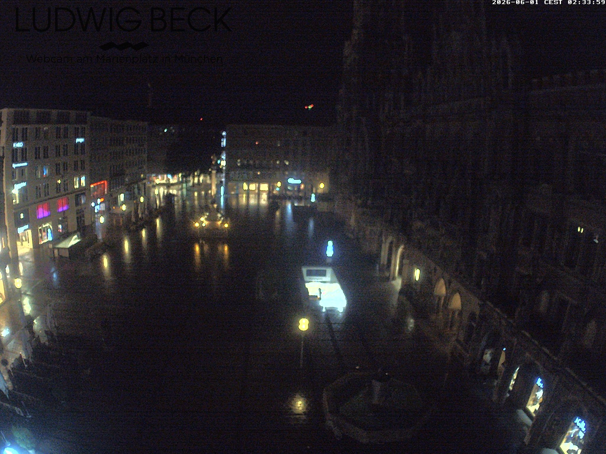 Archiv Foto Webcam am Marienplatz München