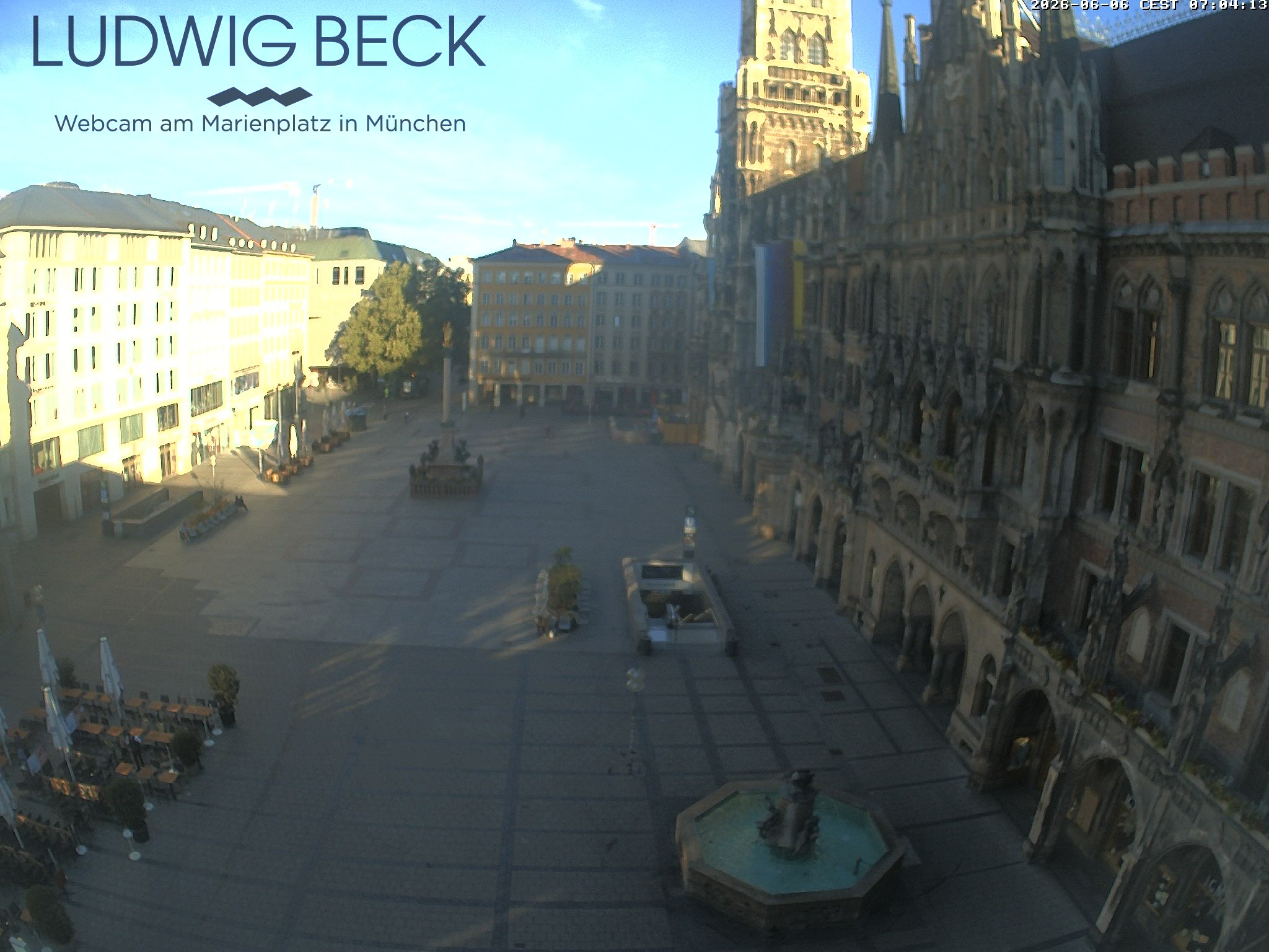 Archiv Foto Webcam am Marienplatz München
