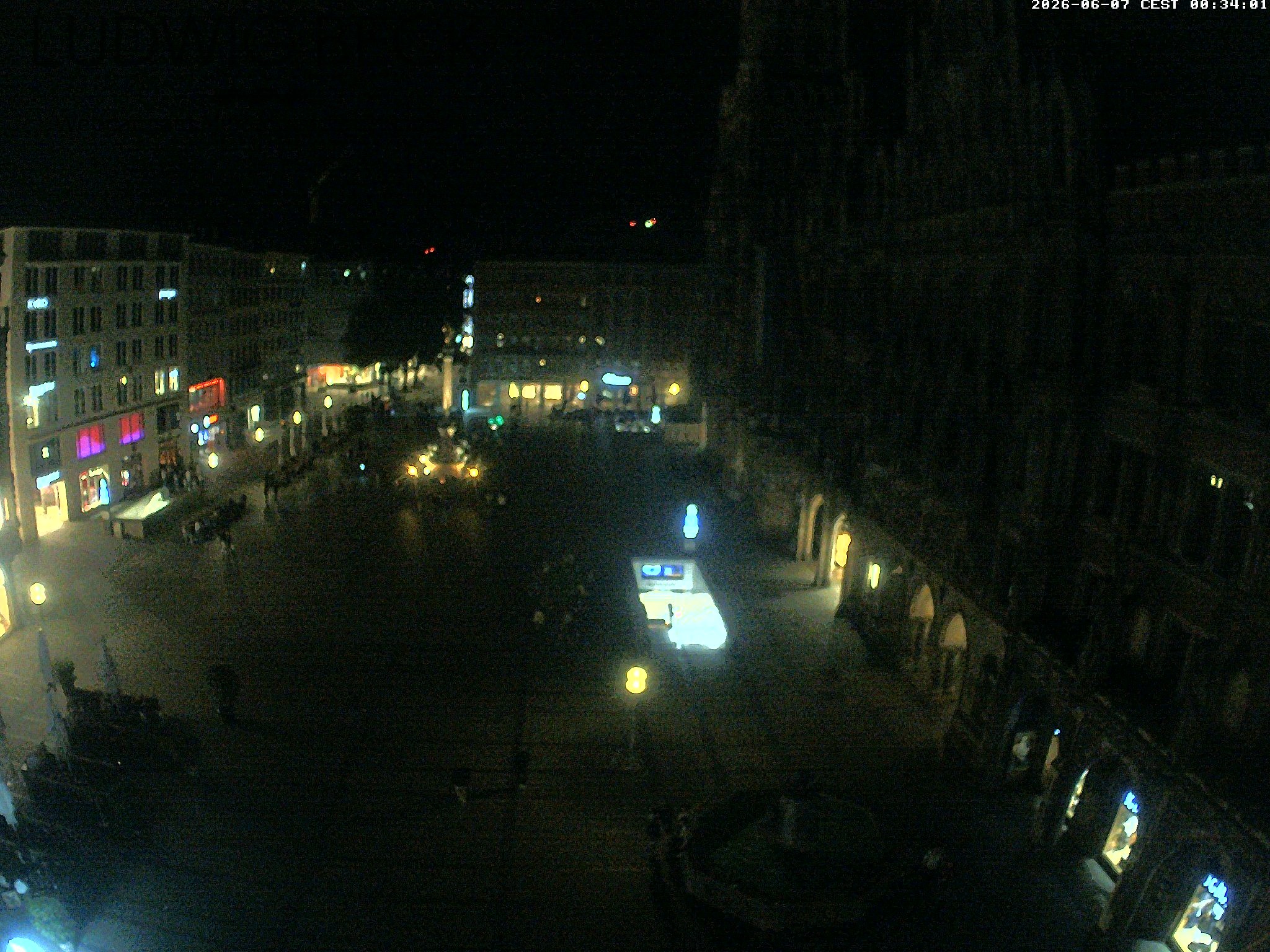 Archiv Foto Webcam am Marienplatz München
