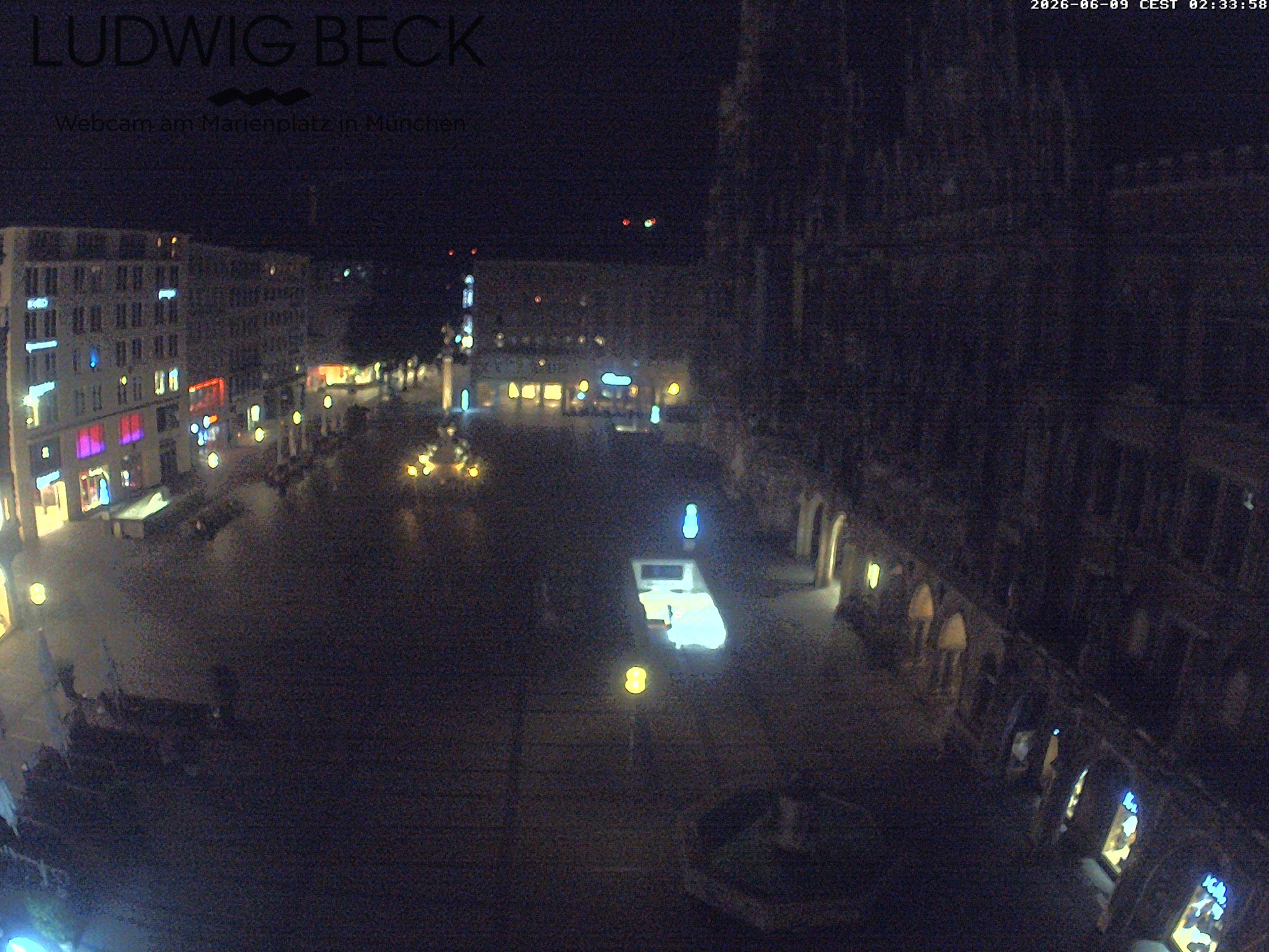 Archiv Foto Webcam am Marienplatz München
