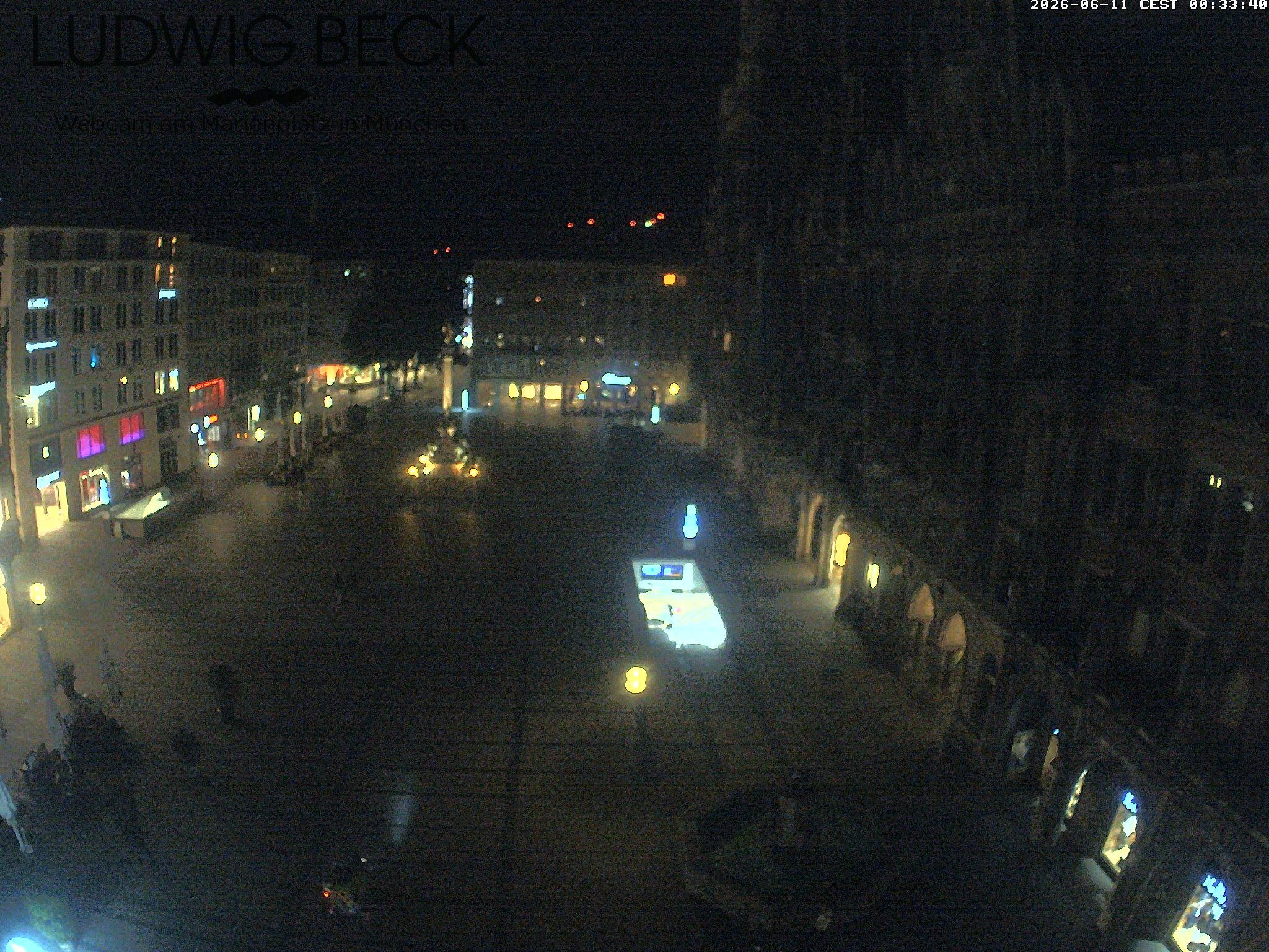 Archiv Foto Webcam am Marienplatz München