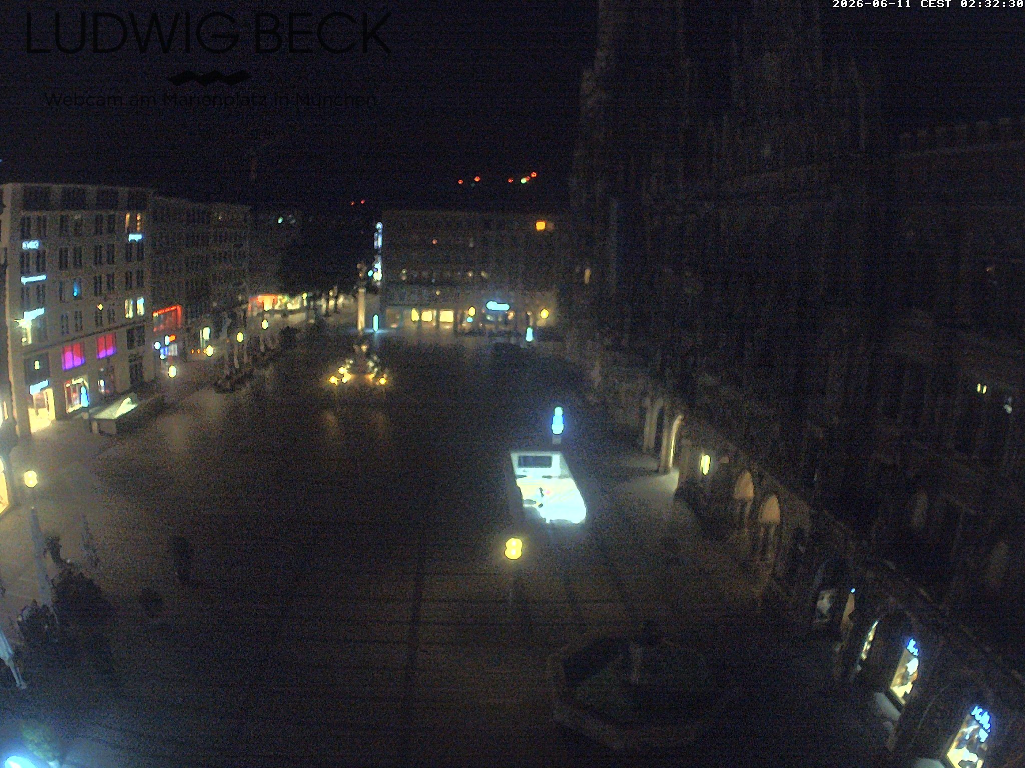 Archiv Foto Webcam am Marienplatz München