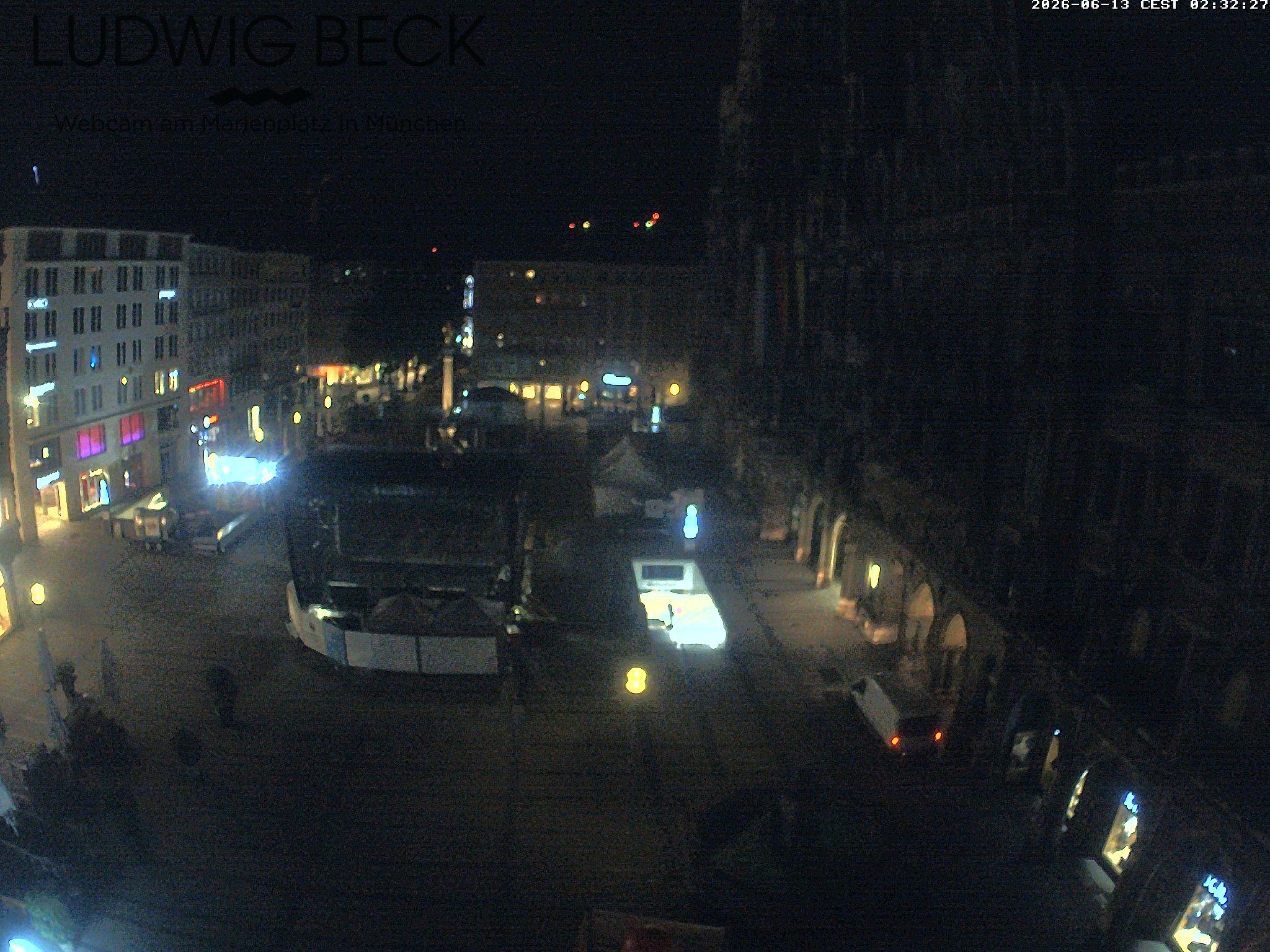 Archiv Foto Webcam am Marienplatz München