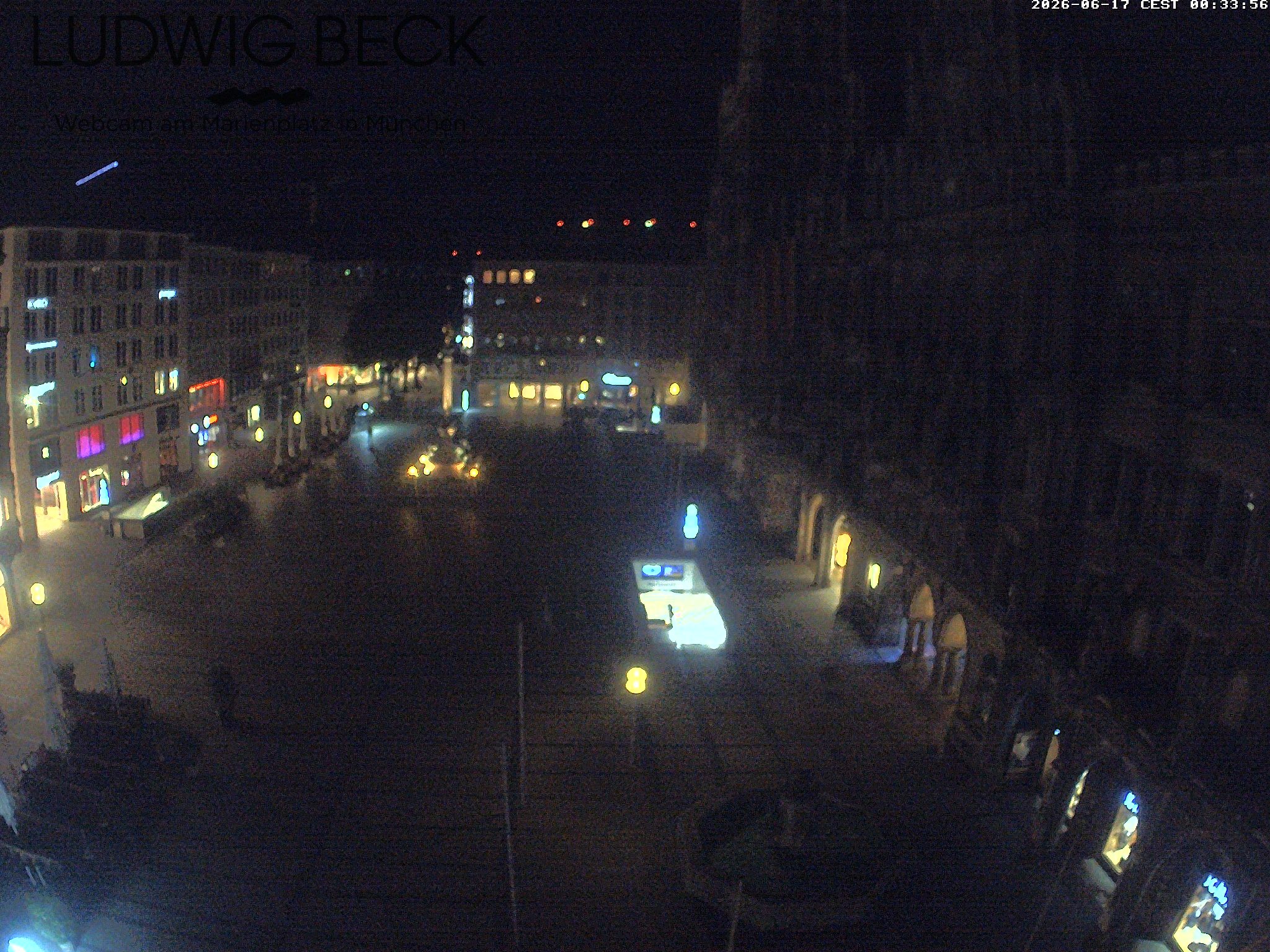Archiv Foto Webcam am Marienplatz München