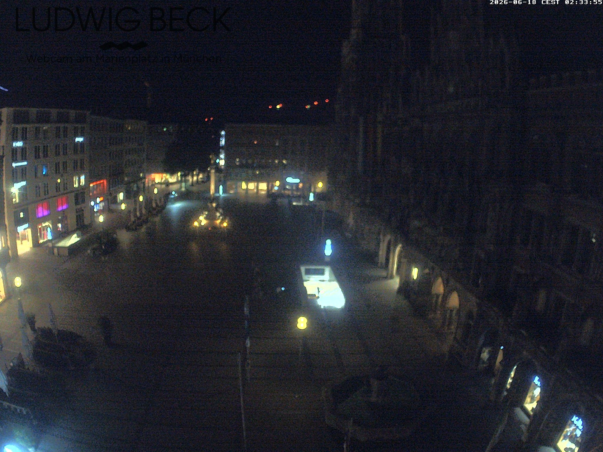 Archiv Foto Webcam am Marienplatz München