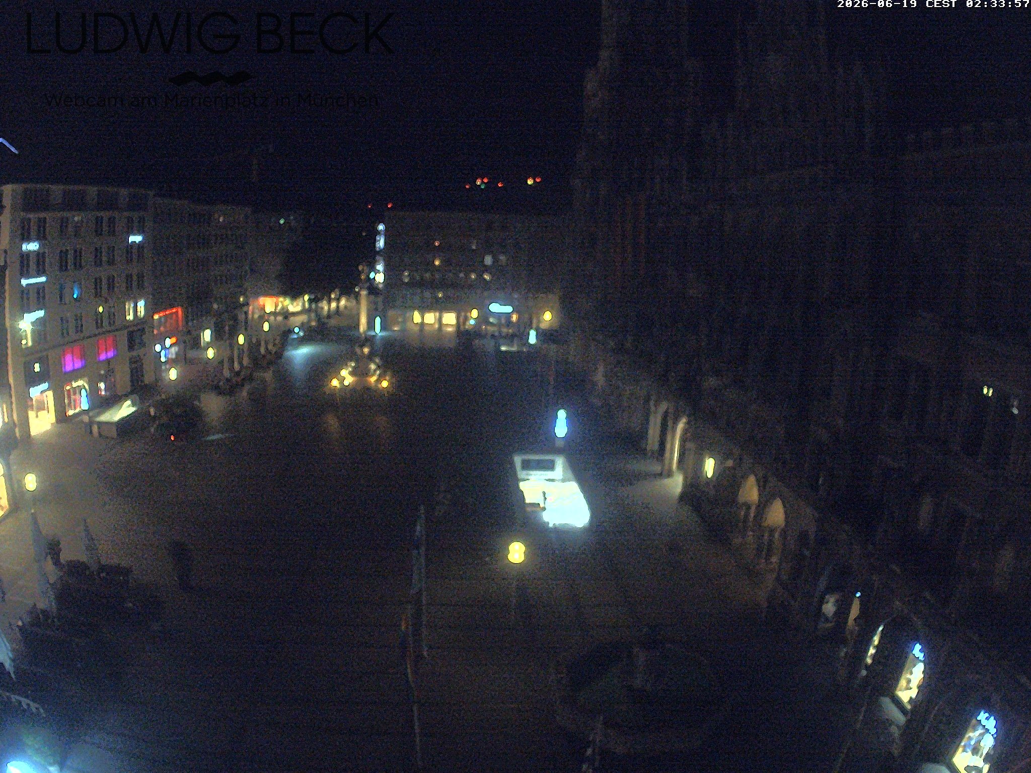 Archiv Foto Webcam am Marienplatz München