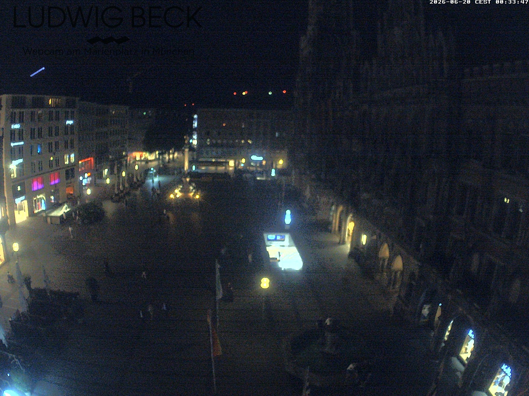Archiv Foto Webcam am Marienplatz München