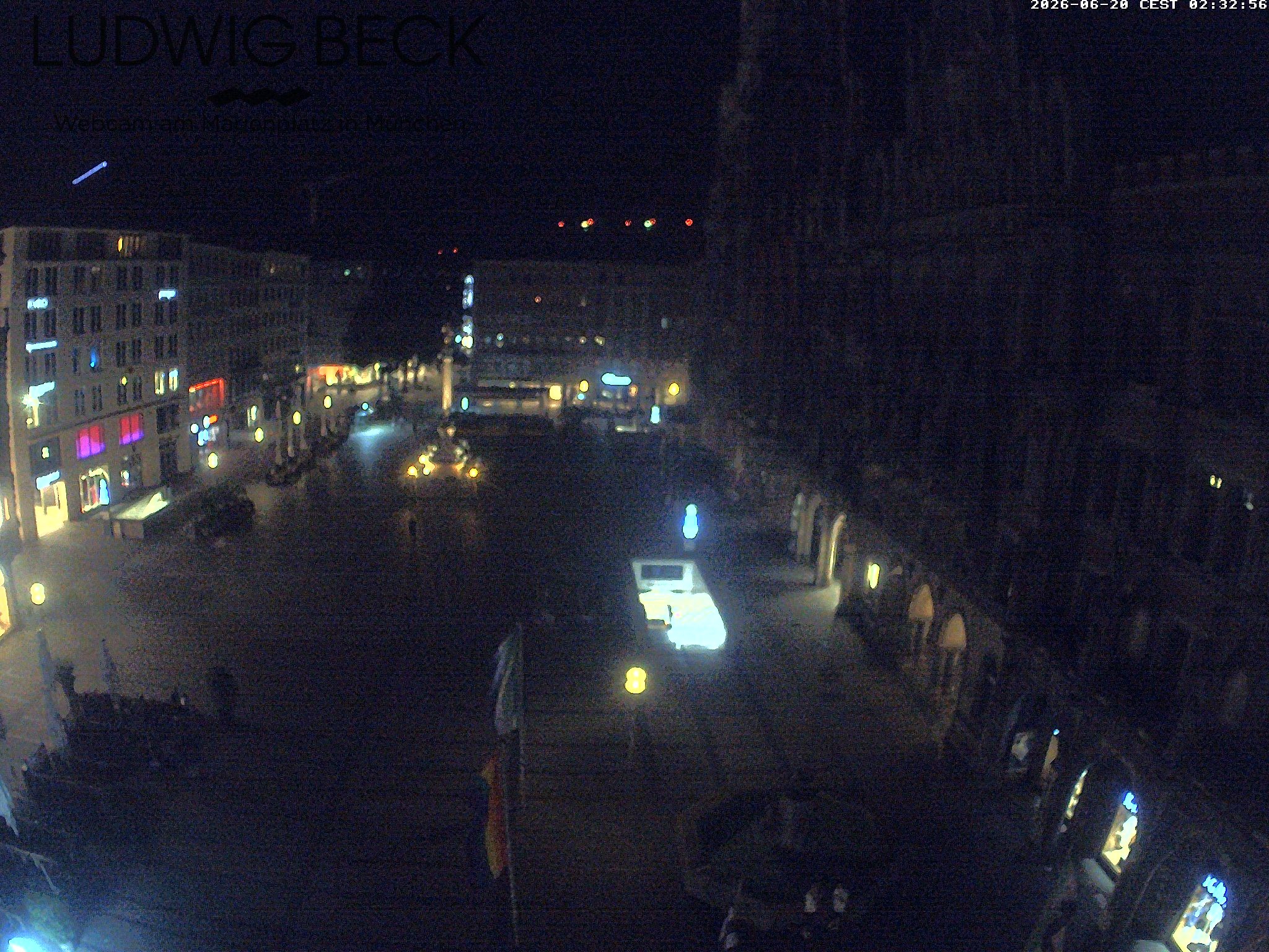Archiv Foto Webcam am Marienplatz München