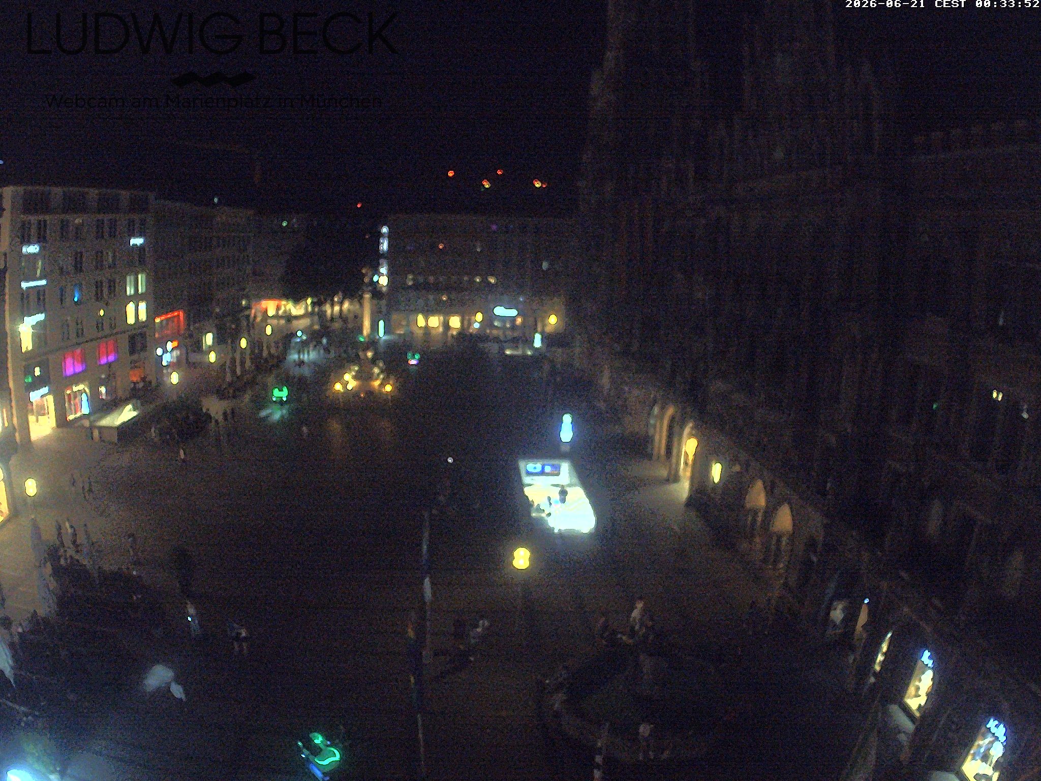 Archived image Webcam at the Marienplatz, Munich