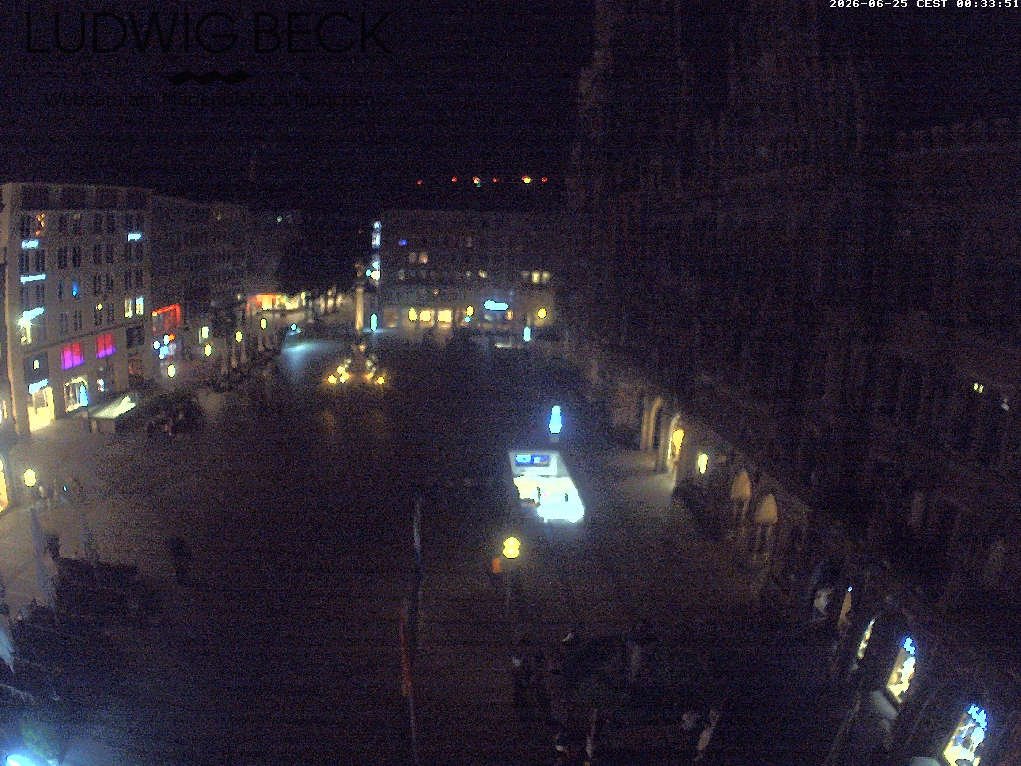 Archived image Webcam at the Marienplatz, Munich