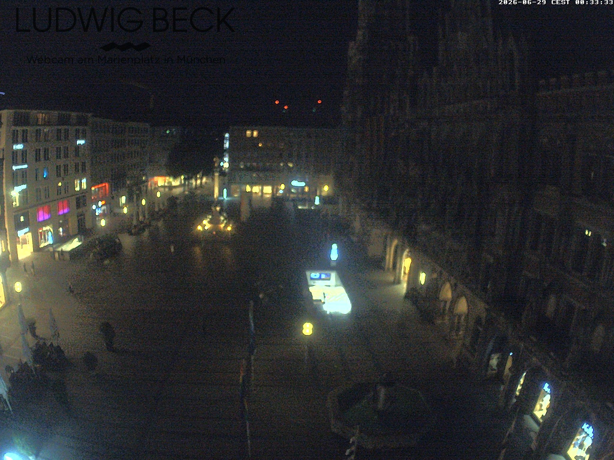 Archiv Foto Webcam am Marienplatz München