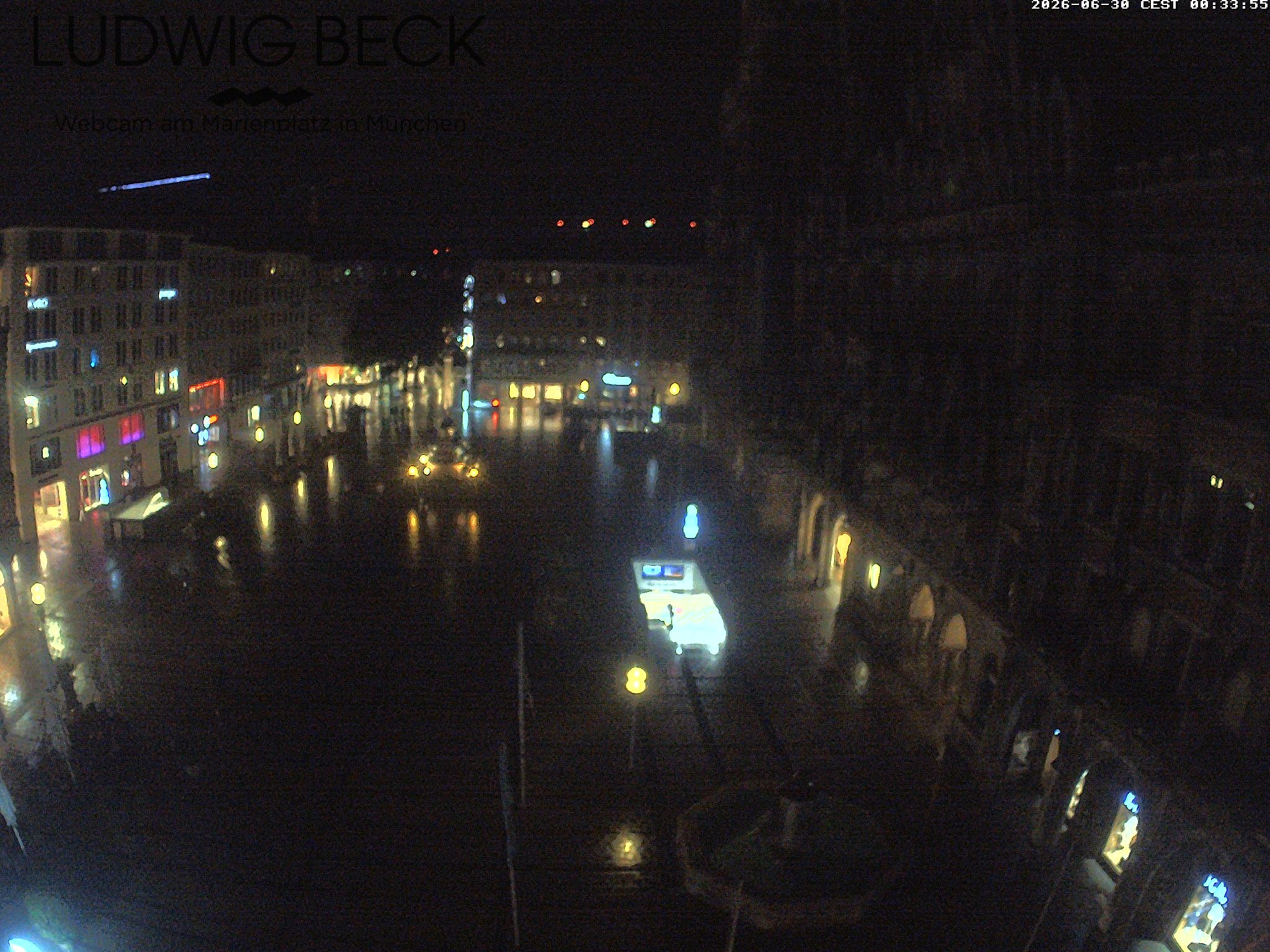 Archiv Foto Webcam am Marienplatz München