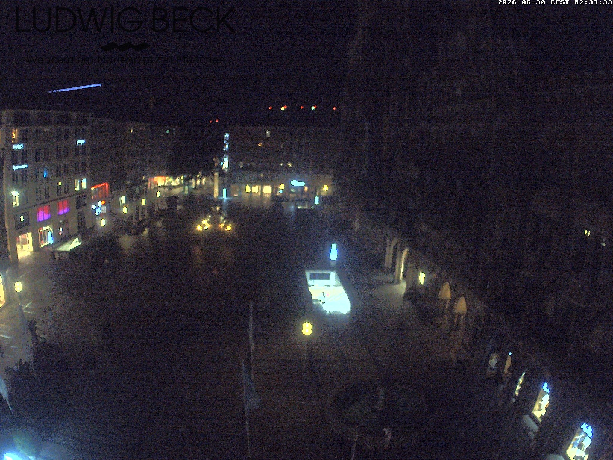 Archiv Foto Webcam am Marienplatz München