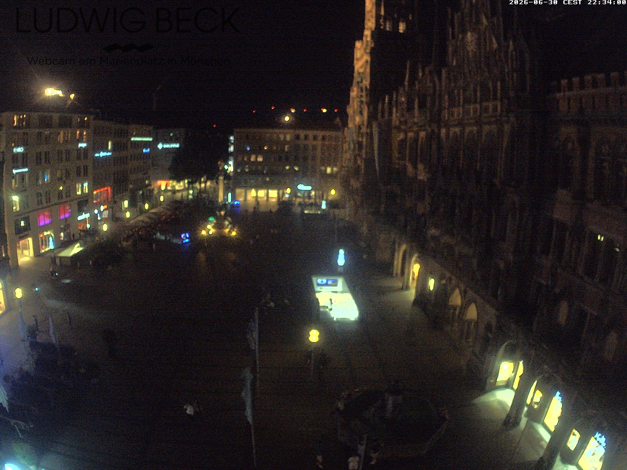 Archiv Foto Webcam am Marienplatz München