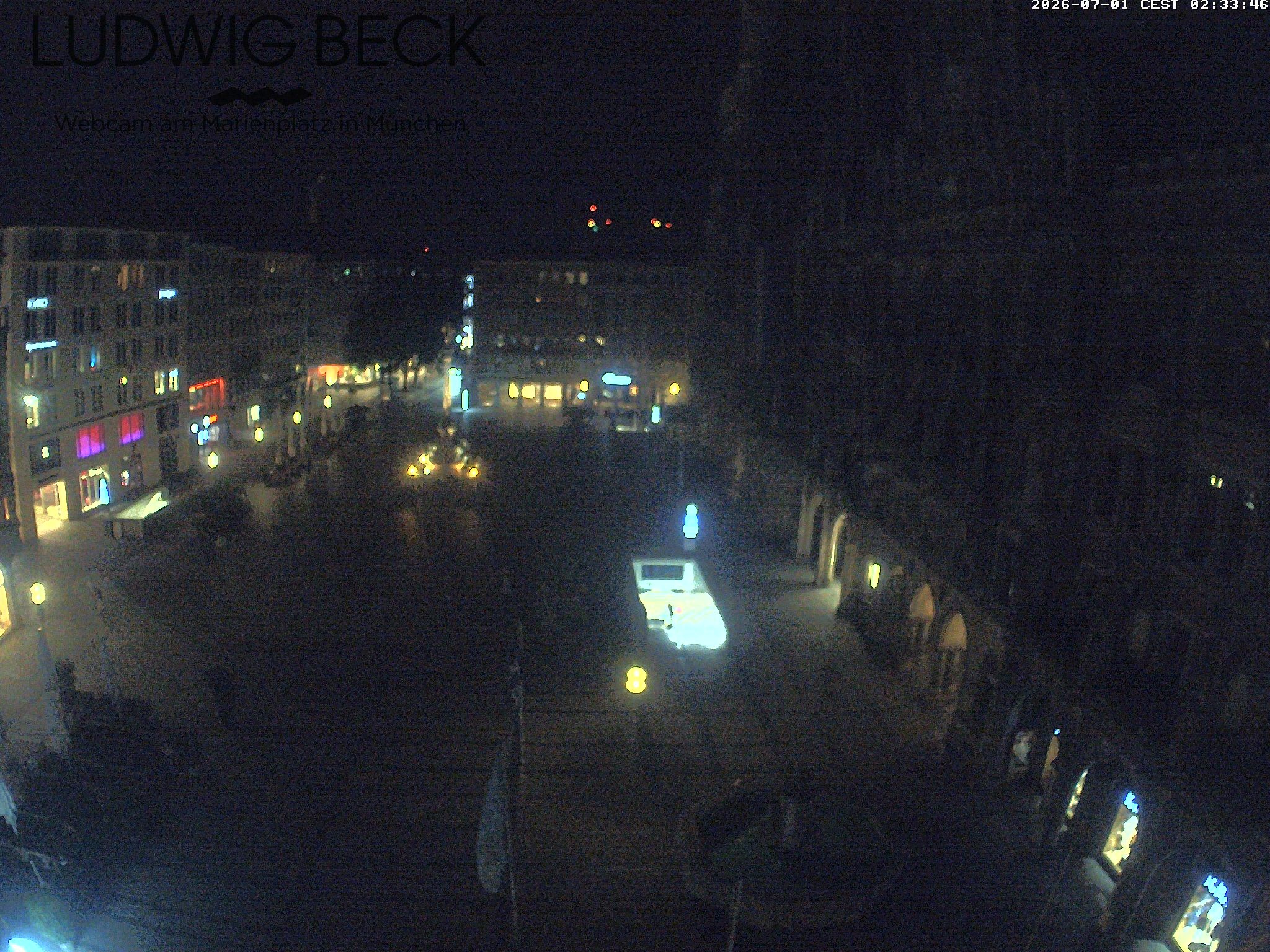 Archiv Foto Webcam am Marienplatz München
