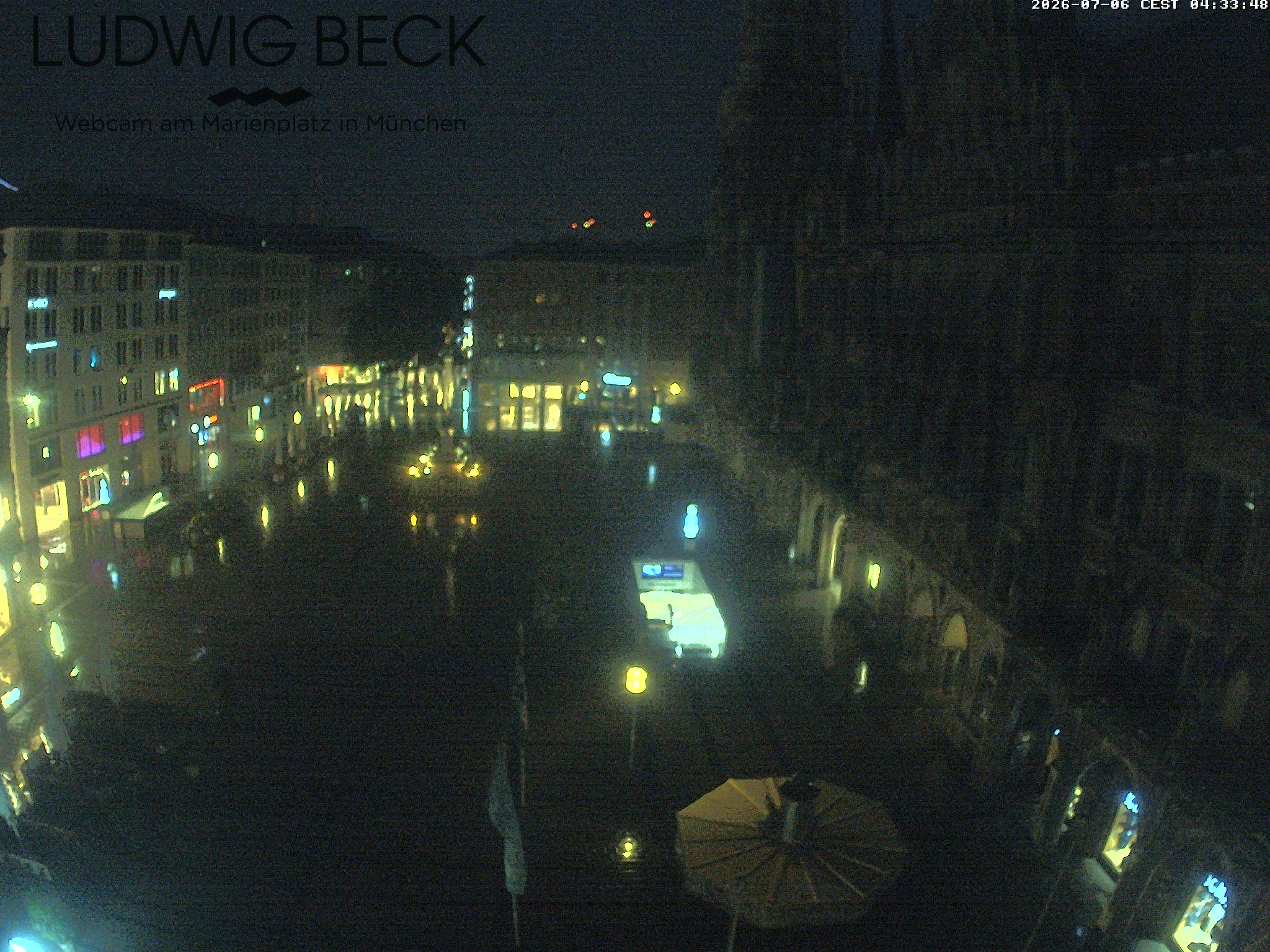 Archived image Webcam at the Marienplatz, Munich