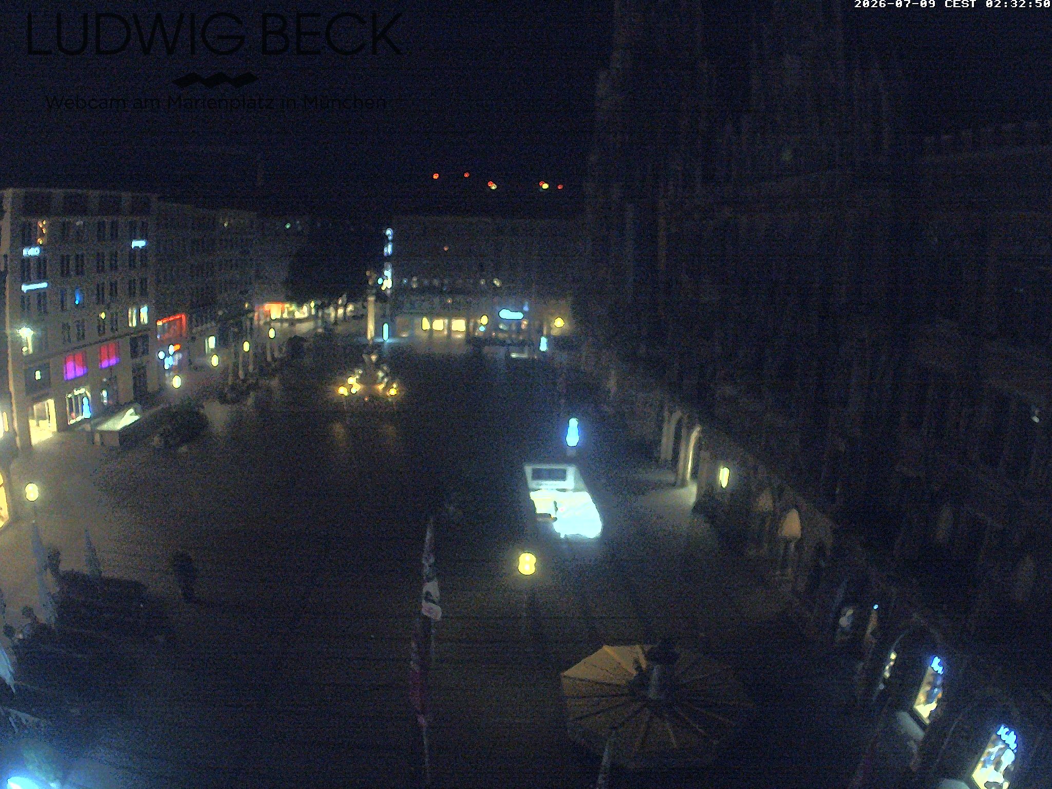Archiv Foto Webcam am Marienplatz München