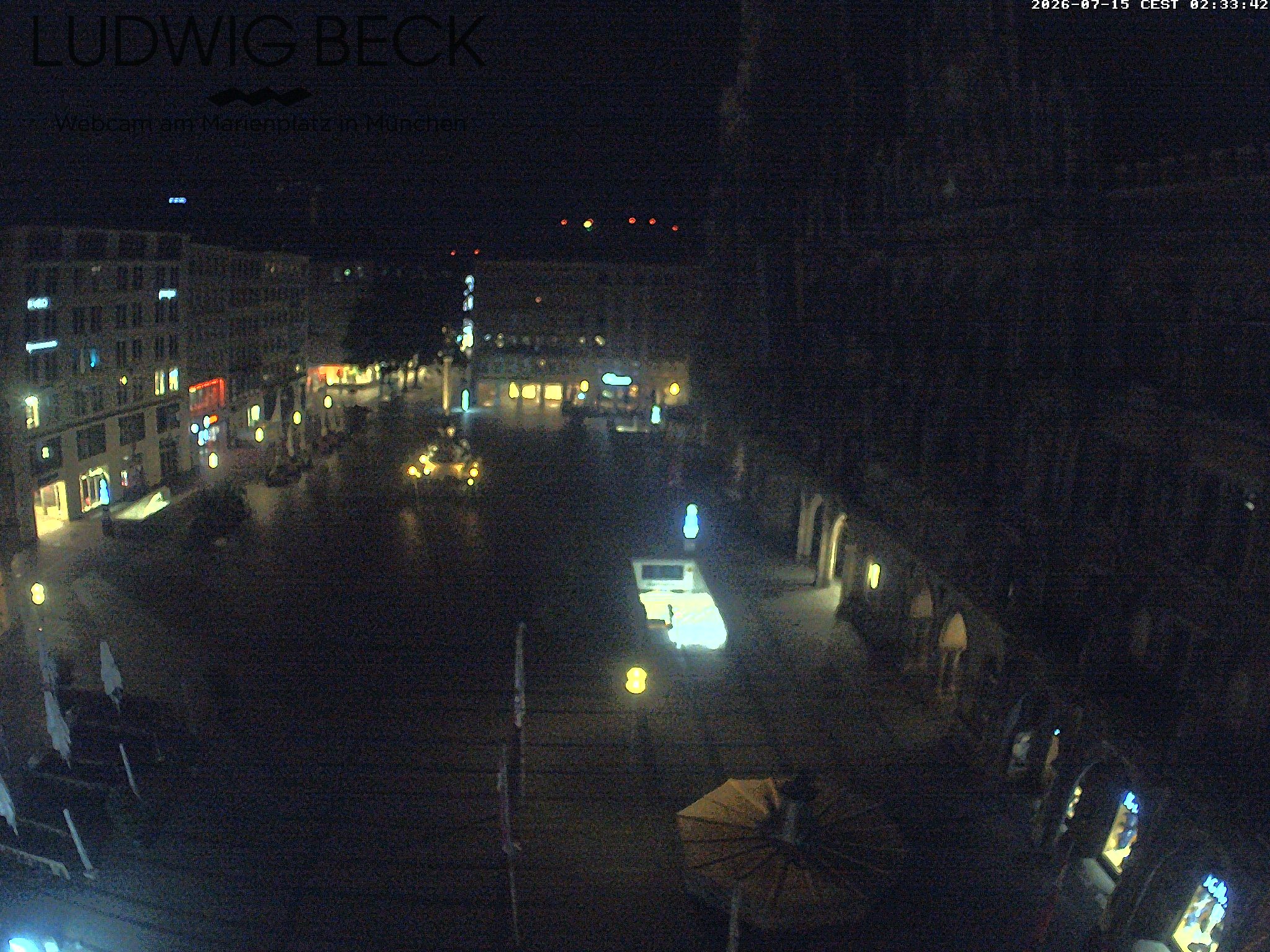 Archiv Foto Webcam am Marienplatz München