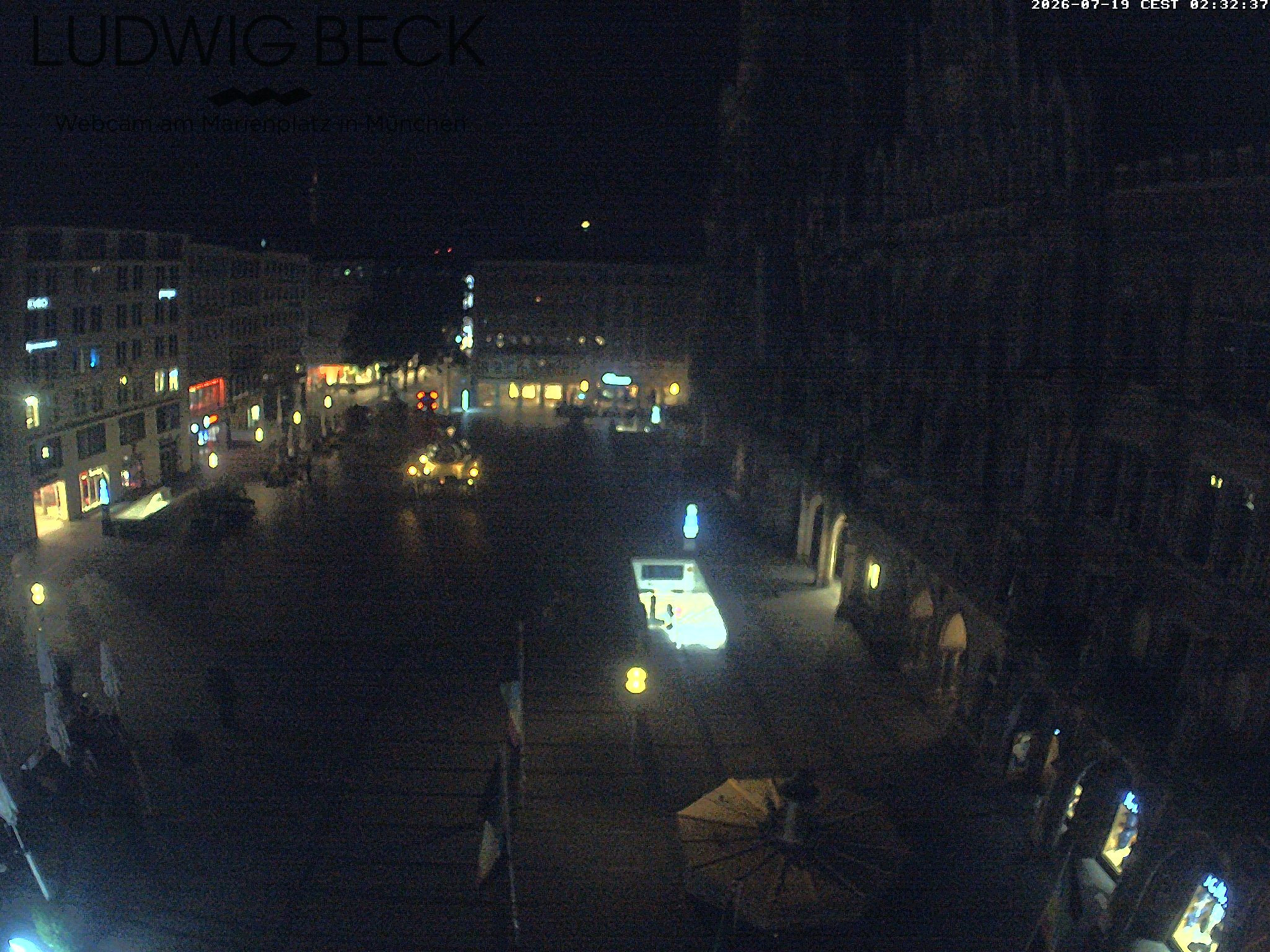 Archiv Foto Webcam am Marienplatz München